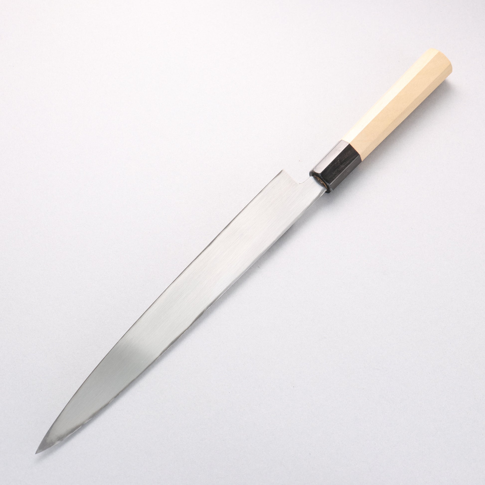 清助 【左利き用】 白ニ鋼 霞研 柳刃包丁 - 清助刃物