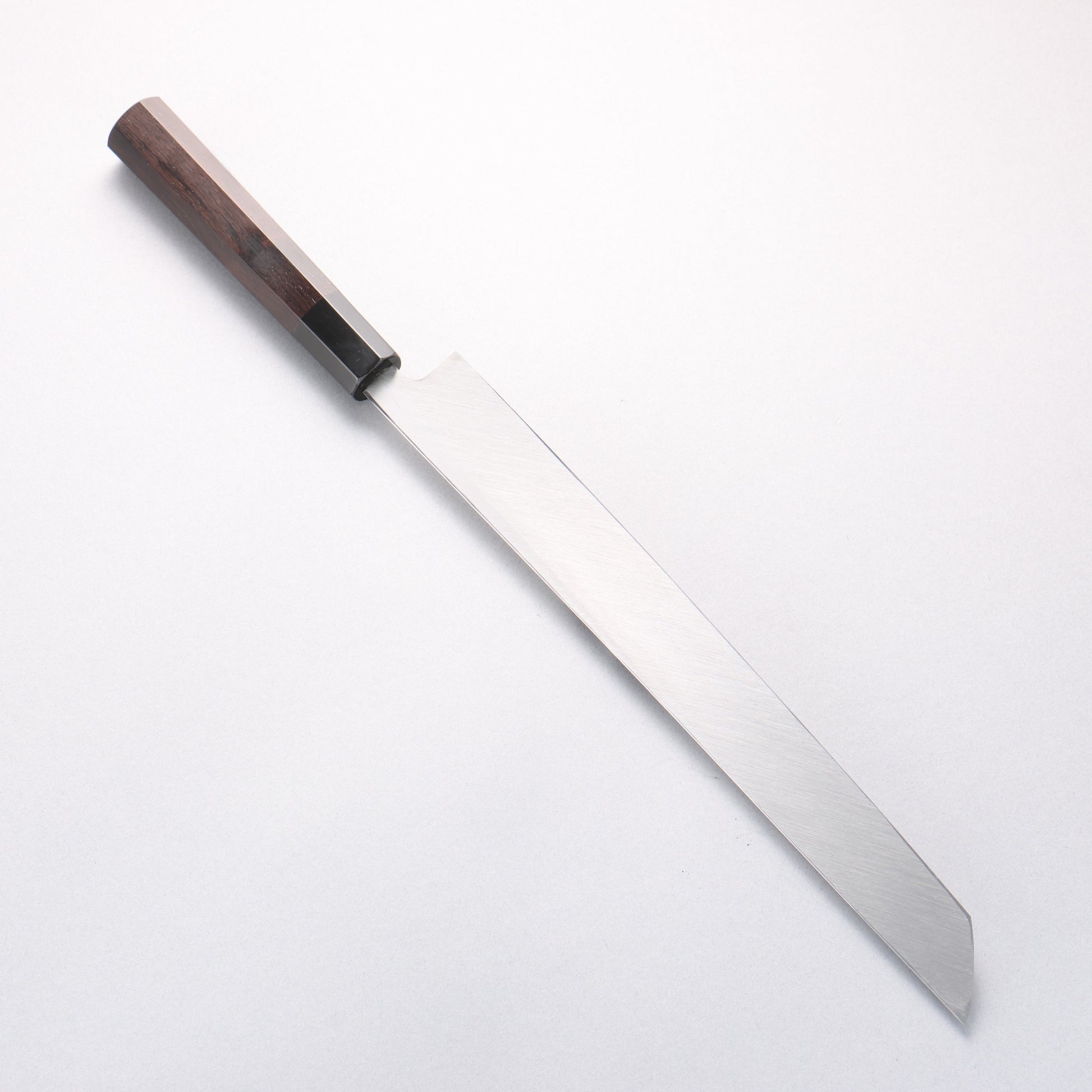 鐵泉 田中作 玉鋼 先丸柳刃包丁 300mm 黒檀柄 鞘付き - 清助刃物