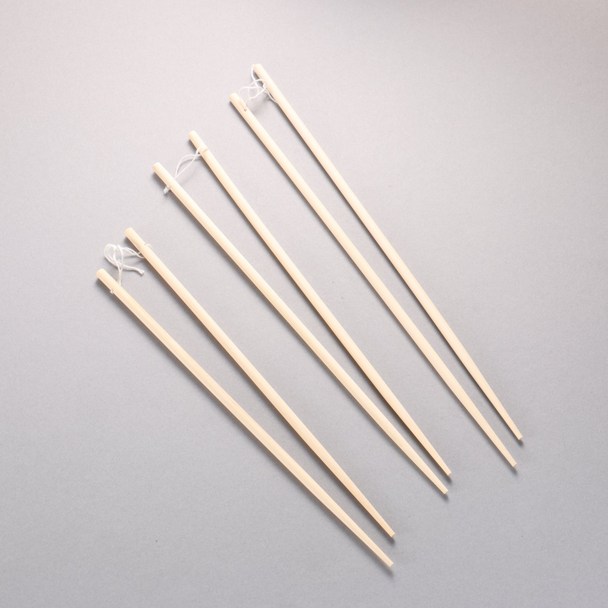 竹製菜箸3膳組(27・30・33cm) - 清助刃物