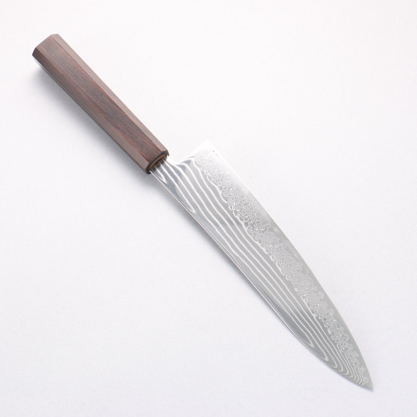 寛丈 SG2 ダマスカス 波形 牛刀包丁 210mm 黒檀柄 - 清助刃物