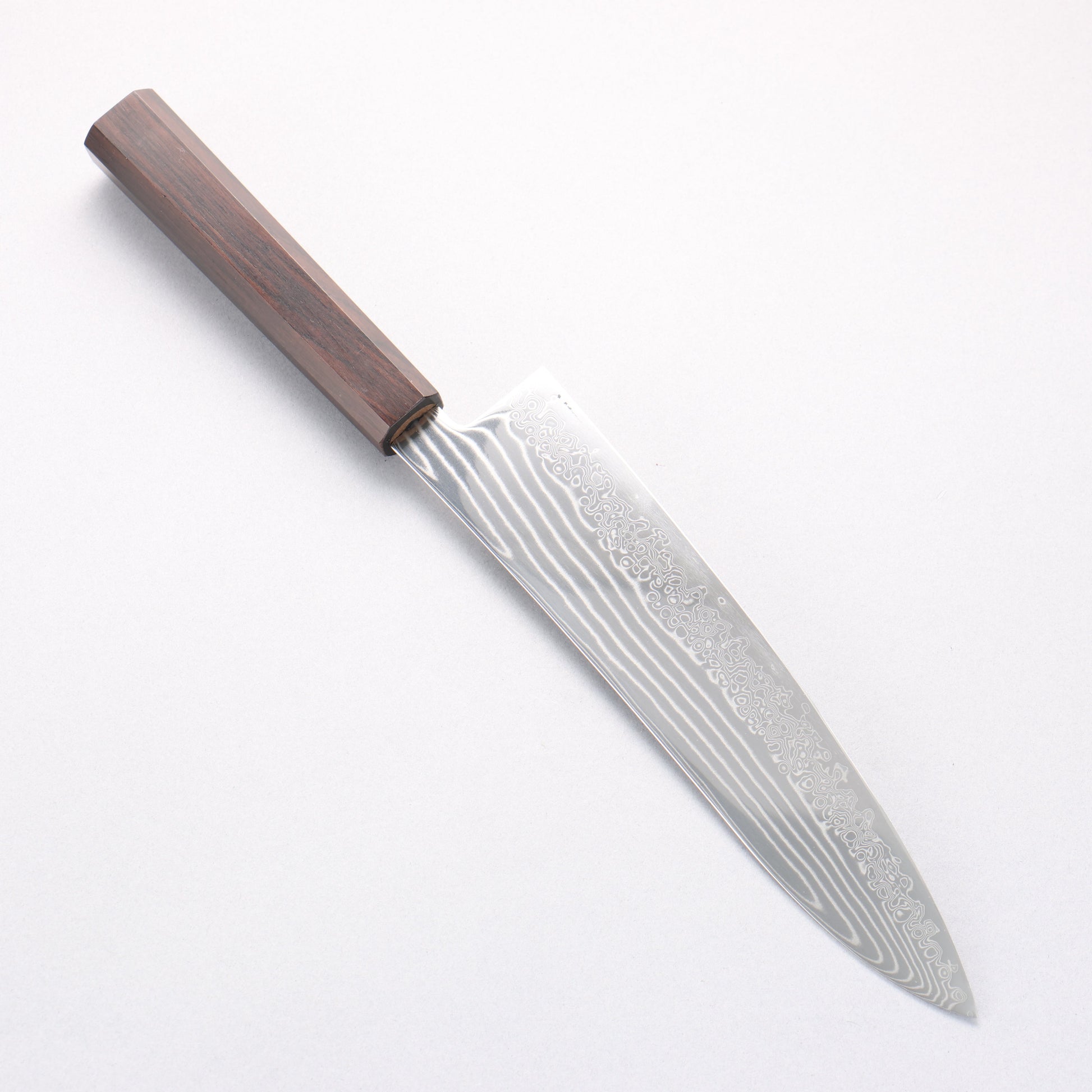 寛丈 SG2 ダマスカス 波形 牛刀包丁 210mm 黒檀柄 - 清助刃物