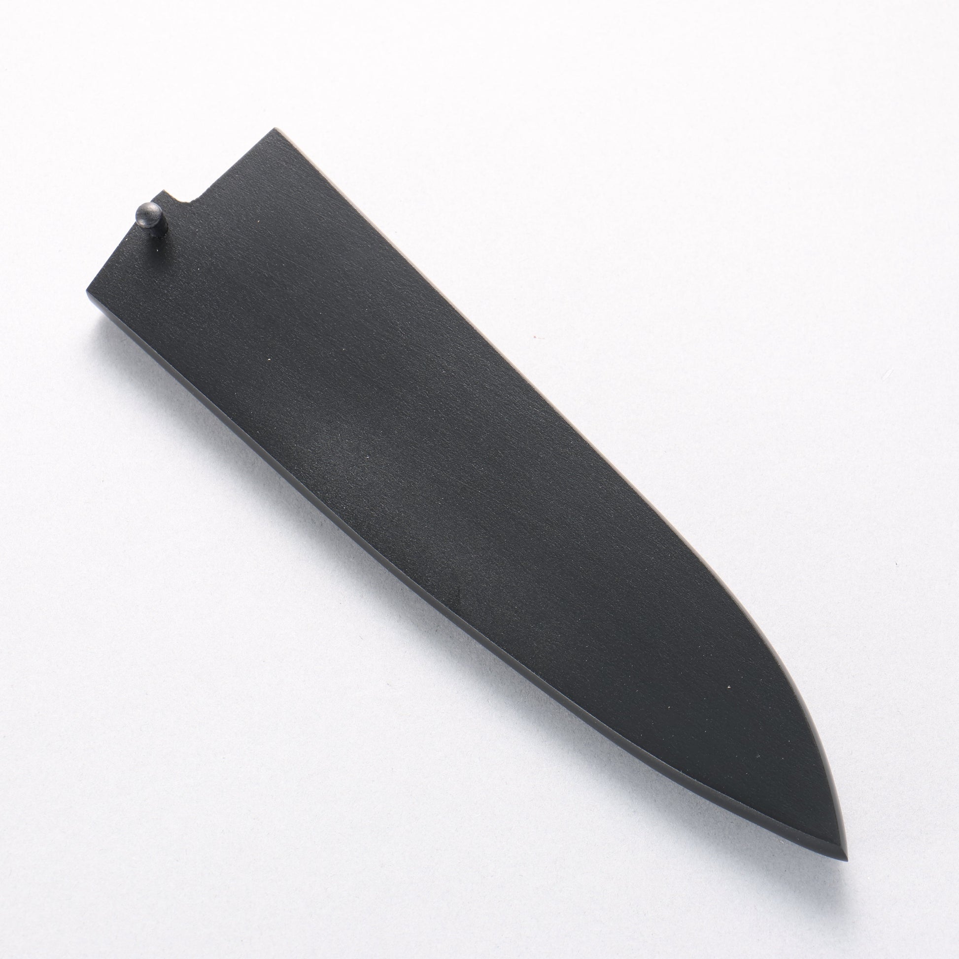黒塗り鞘 牛刀包丁用 黒合板ピン付き 180mm - 清助刃物