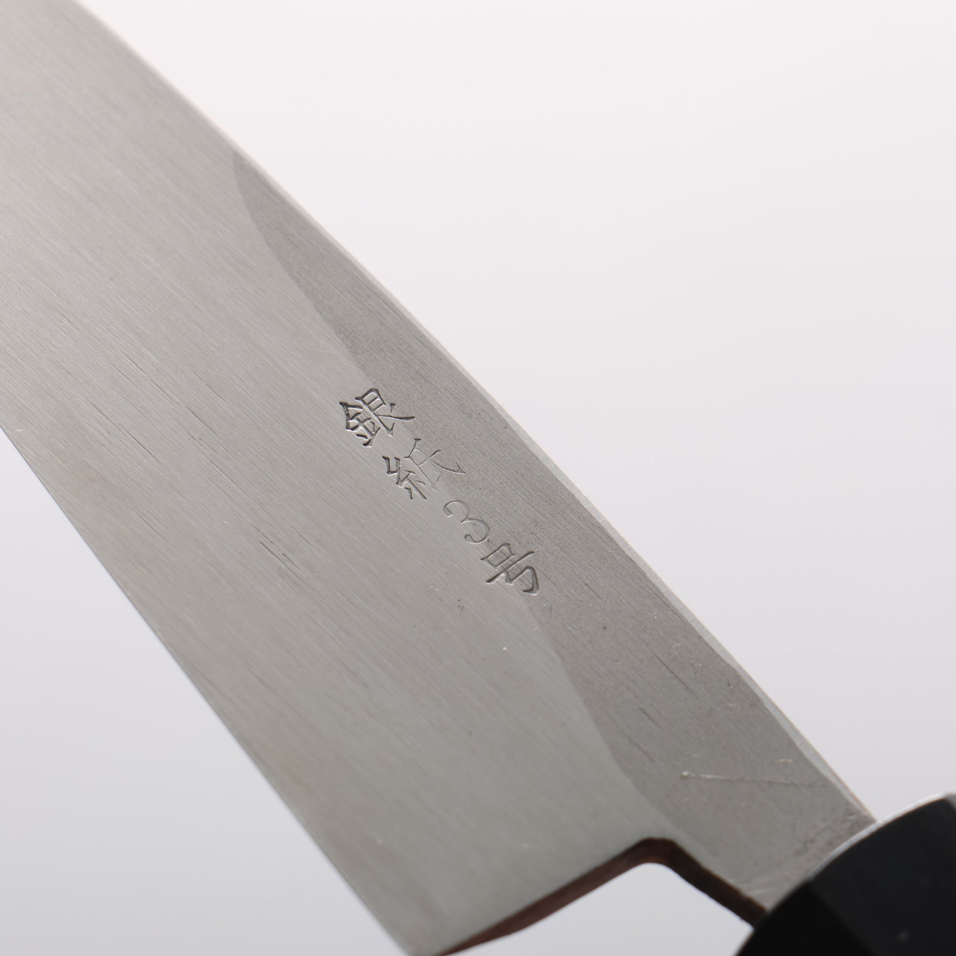 清助 銀三鋼 鎚目(丸) ペティーナイフ 120mm ウォルナット柄 - 清助刃物