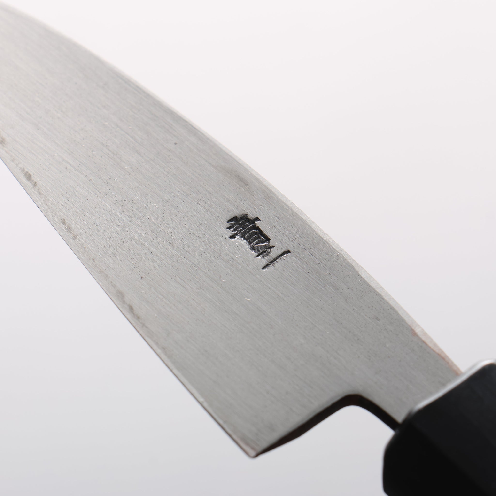 清助 青ニ鋼 黒仕上げ 鯵切り包丁 90mm ウォルナット柄