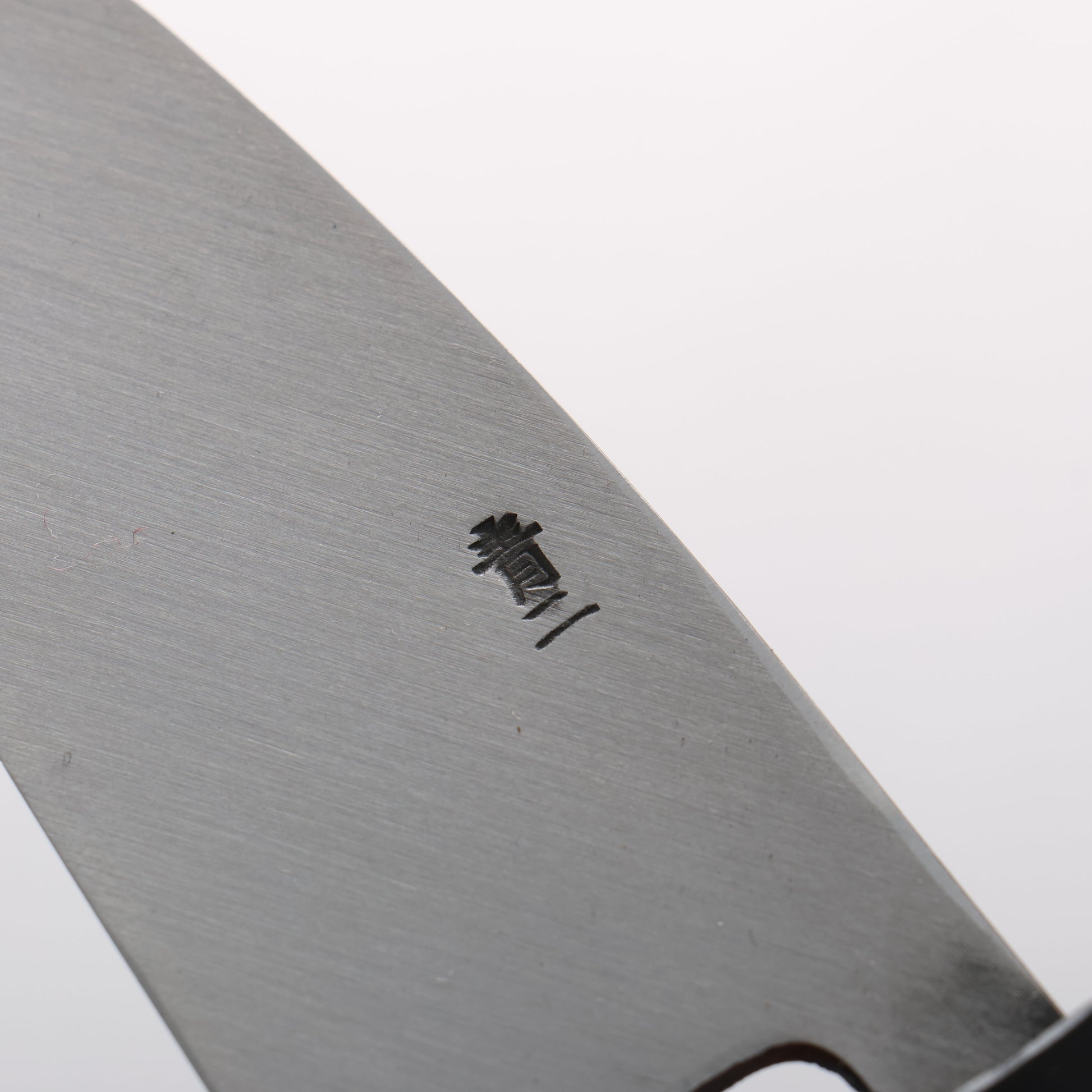 清助 青ニ鋼 黒仕上げ 鯵切り包丁 120mm ウォルナット柄 - 清助刃物