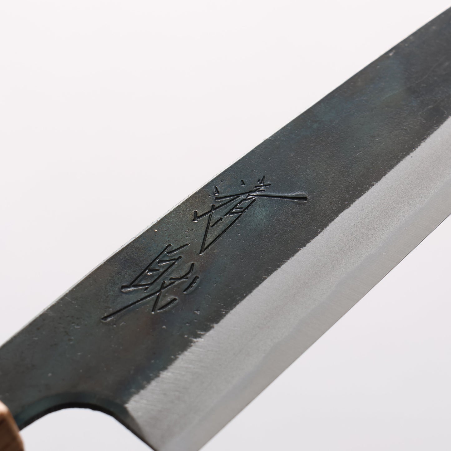 清助 青一鋼 黒仕上げ ペティーナイフ 135mm 紫檀 (口輪：樫)柄 - 清助刃物