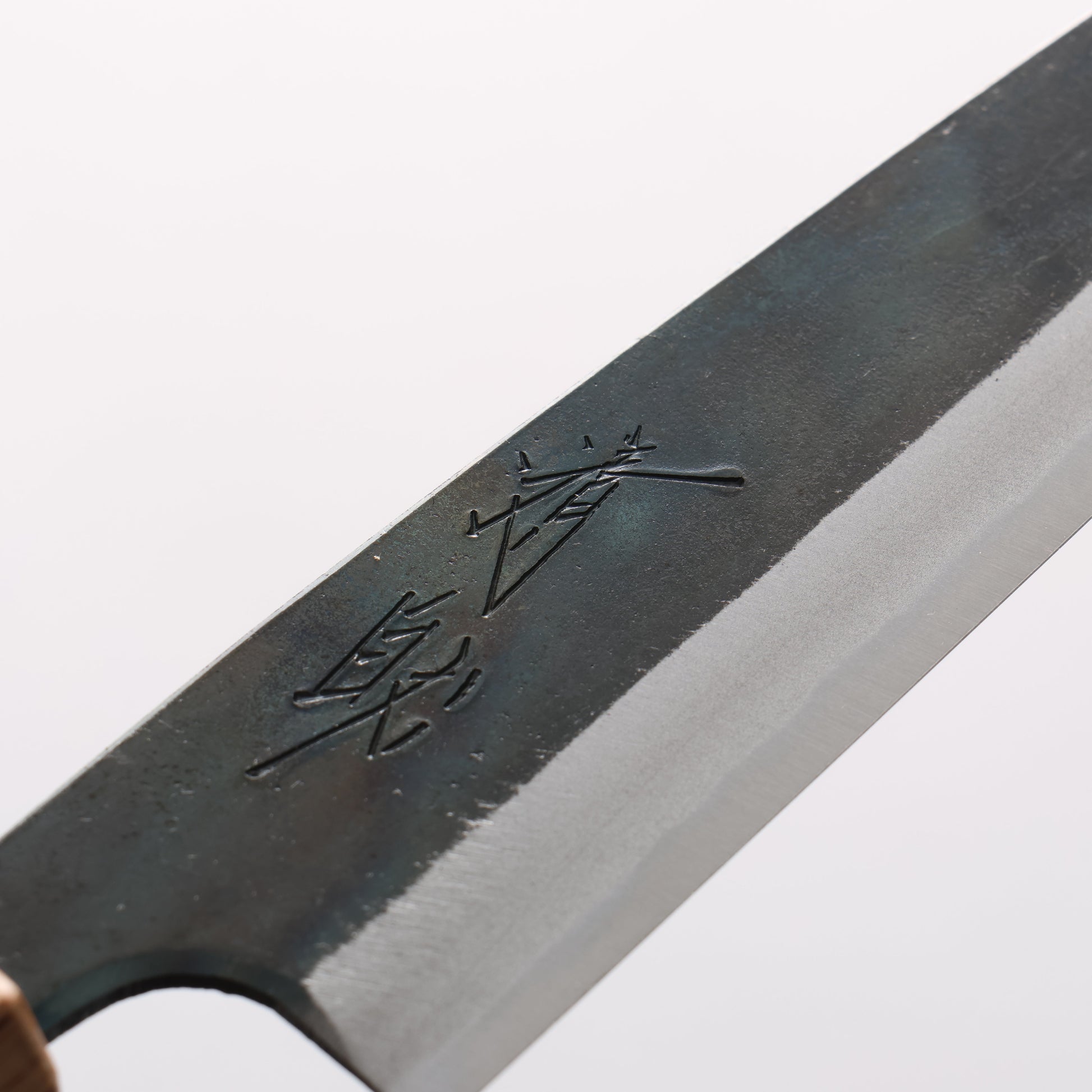 清助 青一鋼 黒仕上げ ペティーナイフ 135mm 紫檀 (口輪：樫)柄 - 清助刃物
