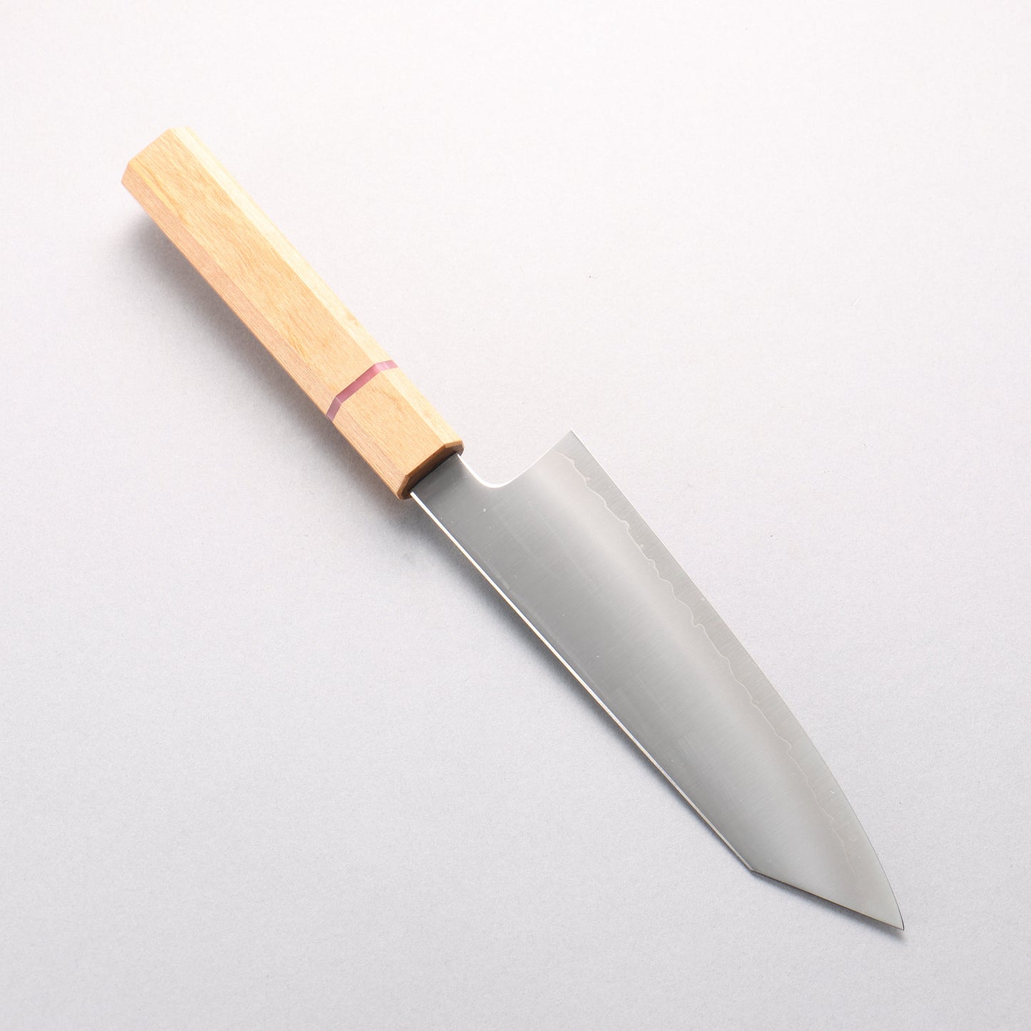 明神直人 コバルトスペシャル鋼 文化包丁 170mm 桜（ピンクリング）柄 - 清助刃物
