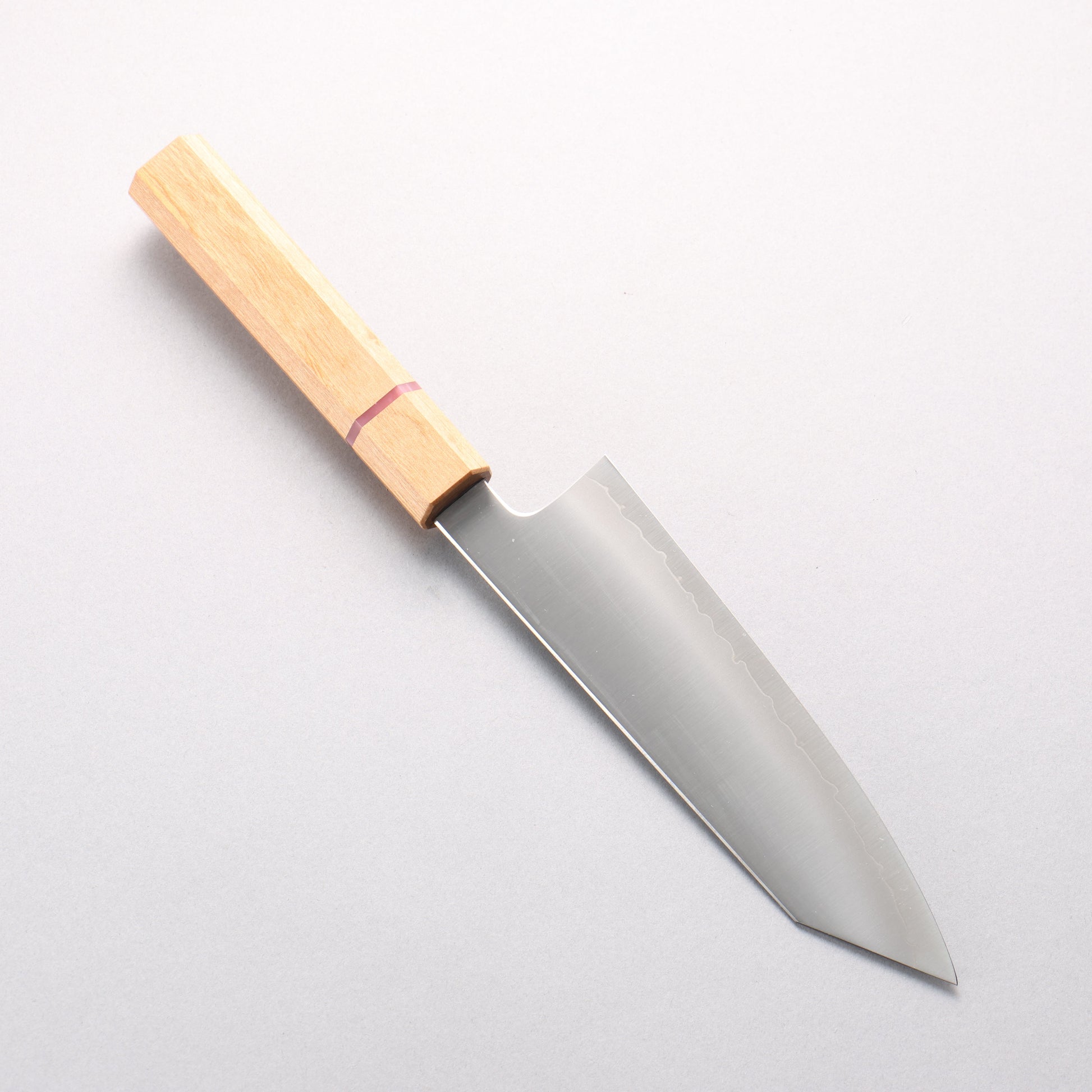 明神直人 コバルトスペシャル鋼 文化包丁 170mm 桜（ピンクリング）柄 - 清助刃物
