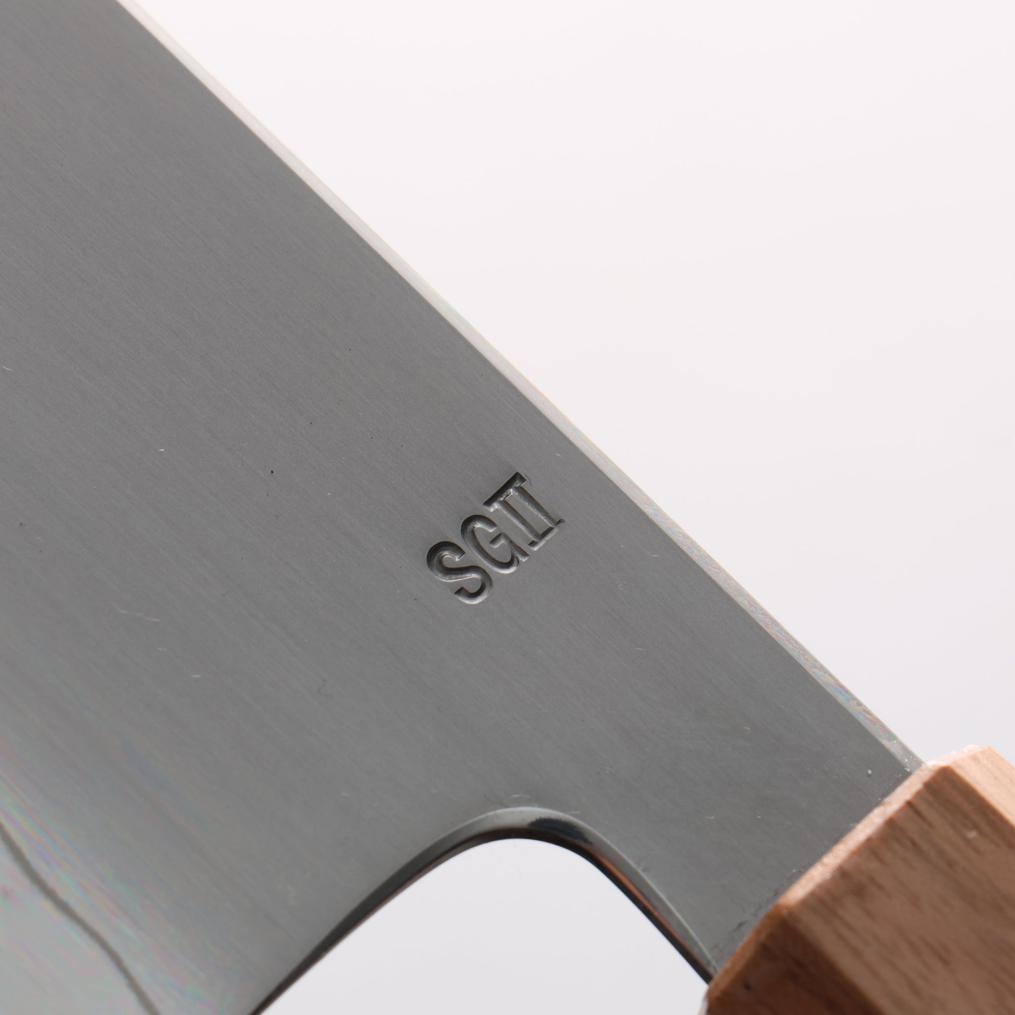 明神直人 SG2 霞研 牛刀包丁 240mm 桜（ピンクリング）柄 - 清助刃物