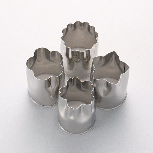 Vegetable cutout Big (4 pieces) - 清助刃物