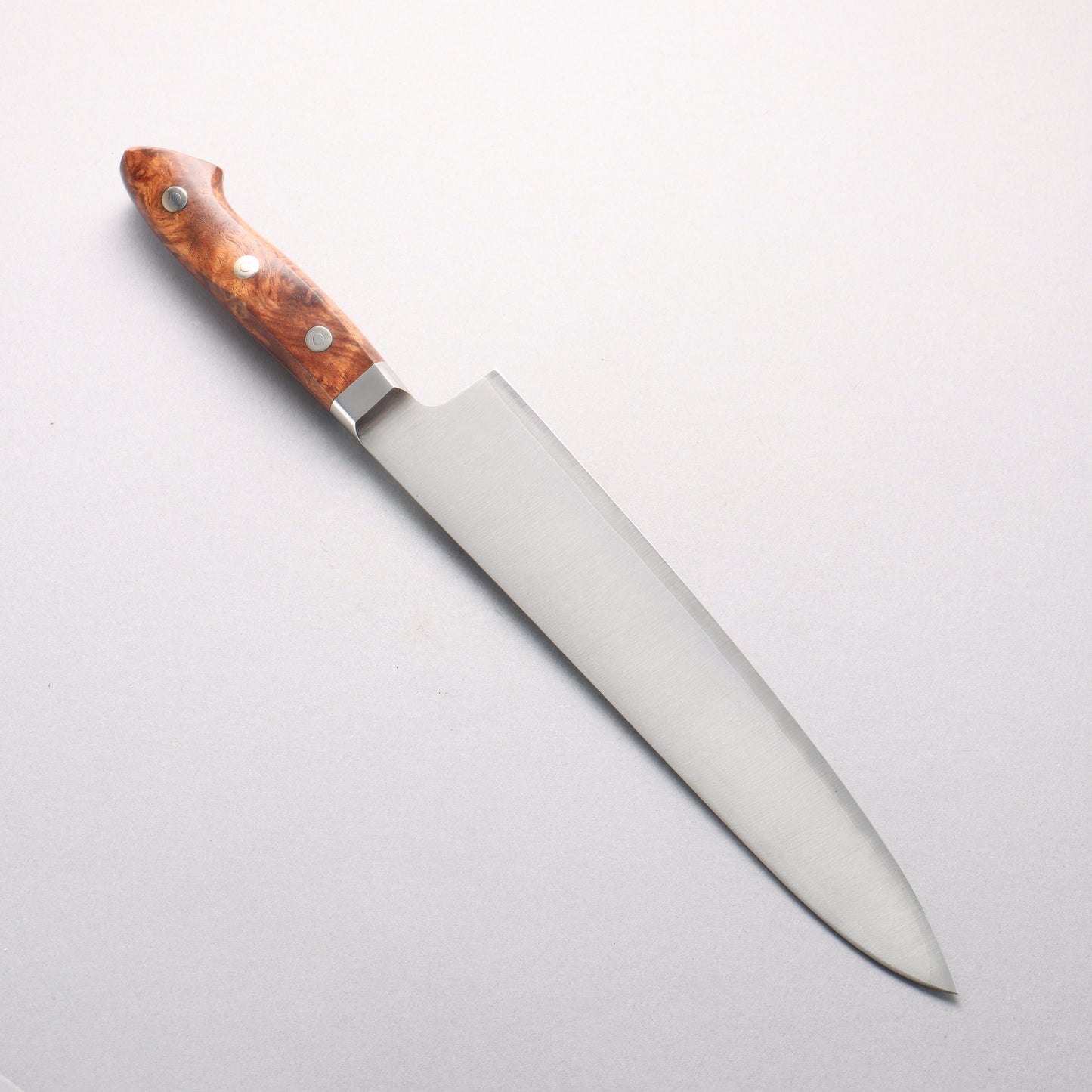 佳人 SG2 筋引包丁 240mm 花梨瘤柄 - 清助刃物