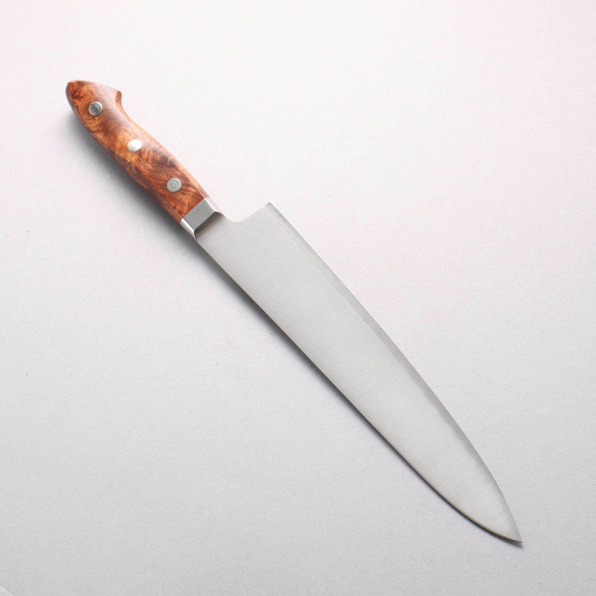 佳人 SG2 筋引包丁 240mm 花梨瘤柄 - 清助刃物