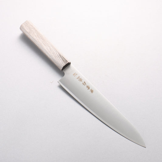 兼常 V金10号 牛刀包丁 210mm グレー合板柄 - 清助刃物