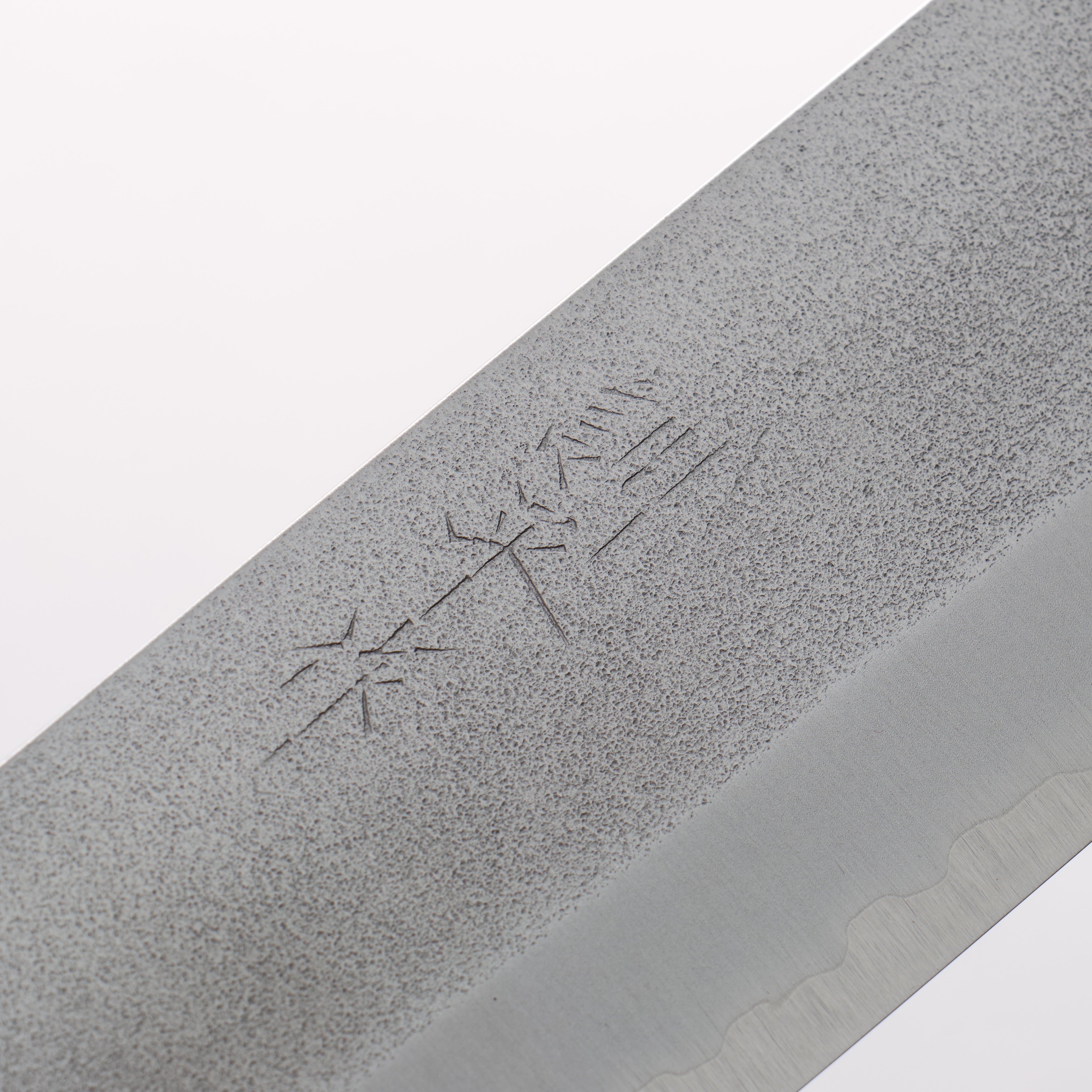 訓平 V金1号 梨地 薄刃包丁 165mm 合板 (紺色)柄 - 清助刃物