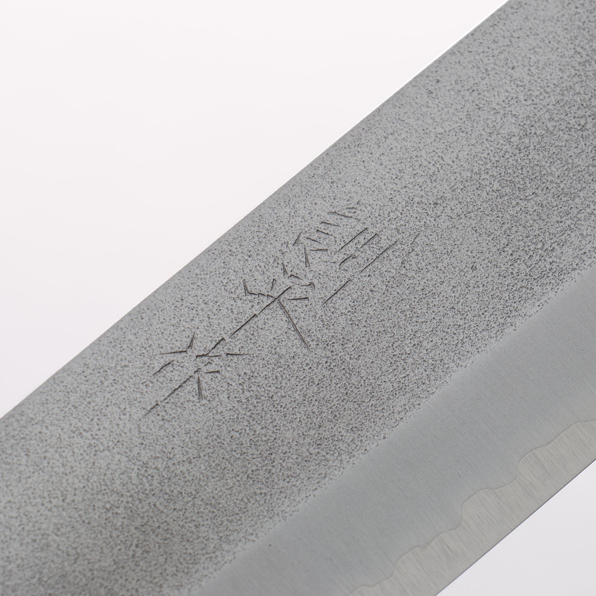 訓平 V金1号 梨地 薄刃包丁 165mm 合板 (紺色)柄 - 清助刃物