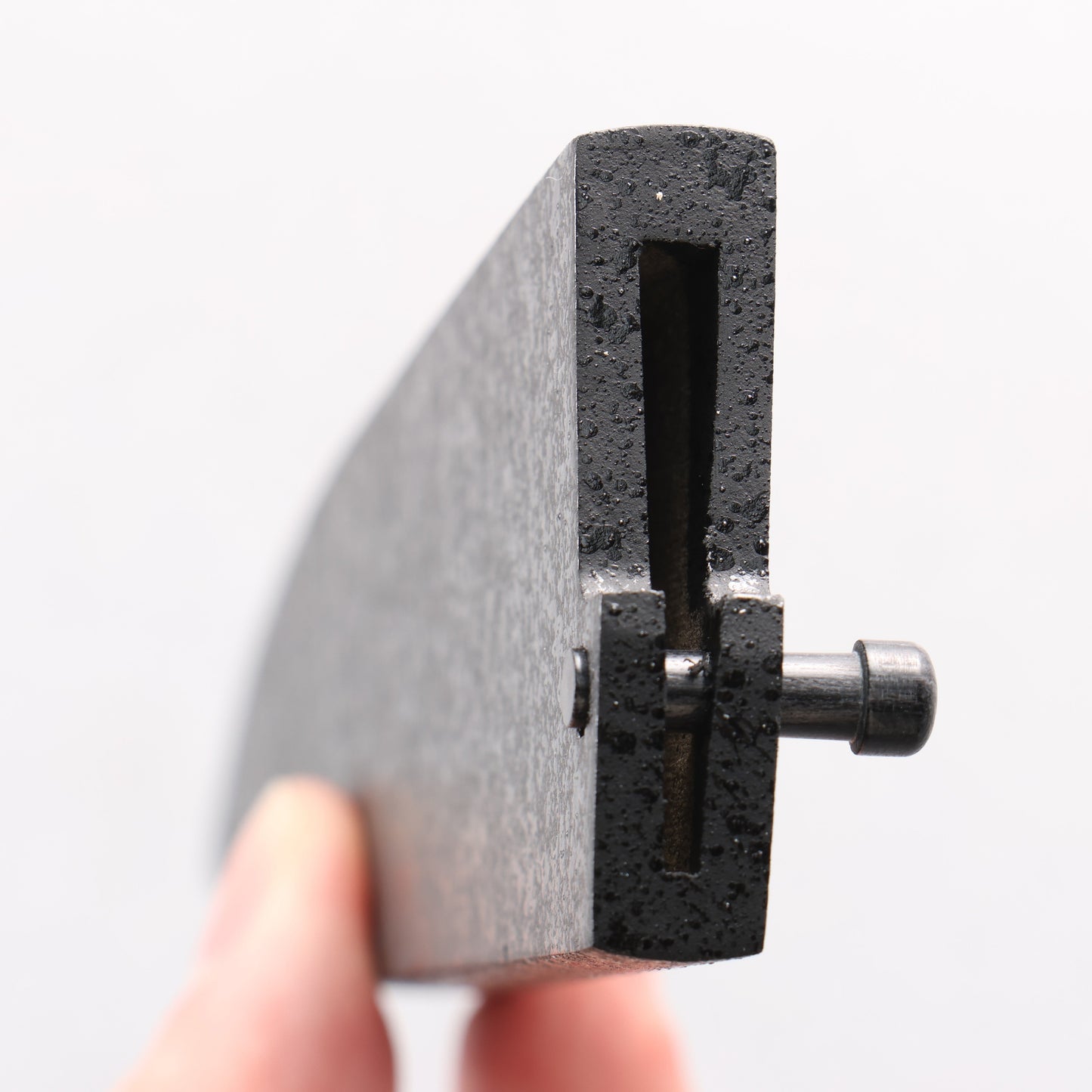 黒石目 朴 鞘 120mm ペティーナイフ用 合板ピン付き - 清助刃物