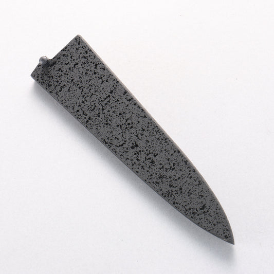 黒石目鞘 ペティナイフ用 黒合板ピン付き 150mm - 清助刃物