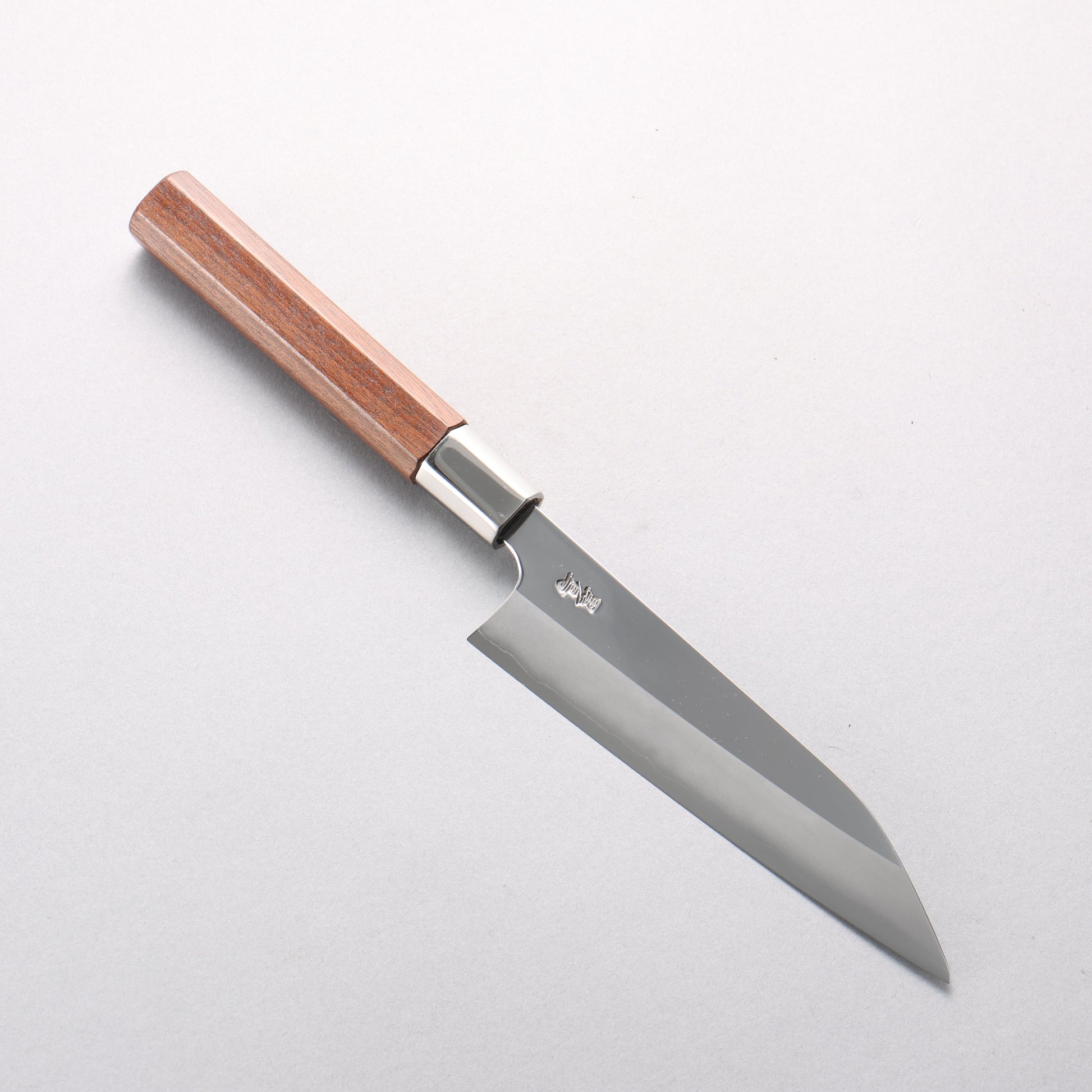 黒鳥 銀三鋼 磨き仕上げ 洋タイプ 150mm ウォルナット柄 - 清助刃物