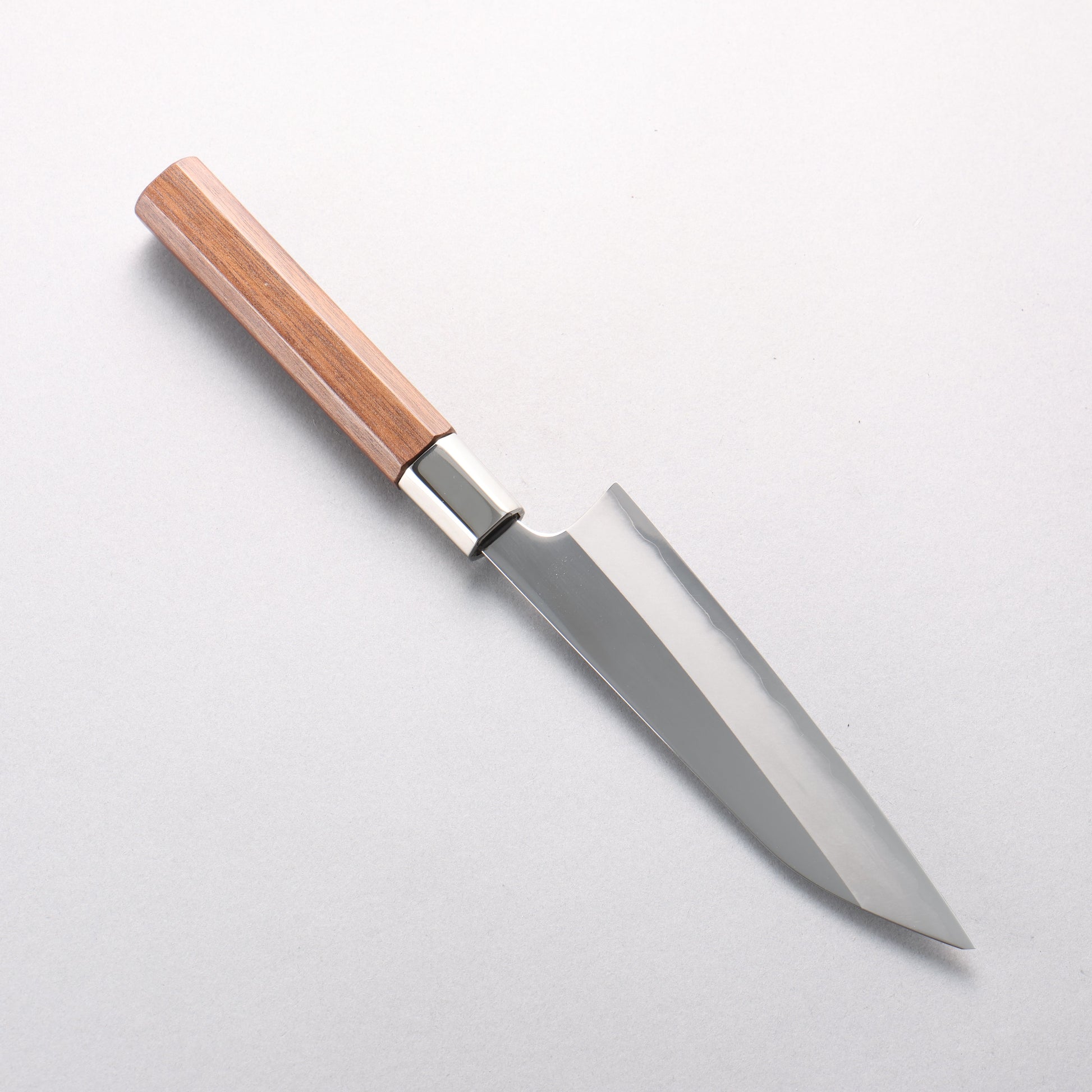 黒鳥 銀三鋼 磨き仕上げ 洋タイプ 150mm ウォルナット柄 - 清助刃物