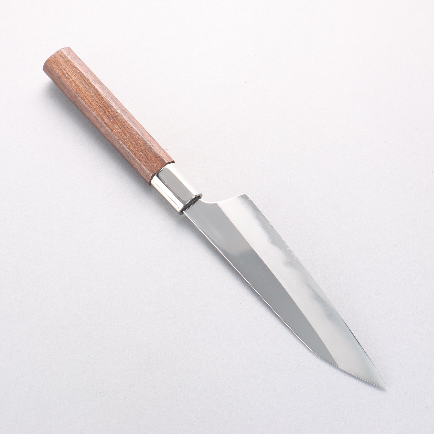 黒鳥 銀三鋼 磨き仕上げ ペティーナイフ 150mm ウォルナット柄 Kiku - 清助刃物
