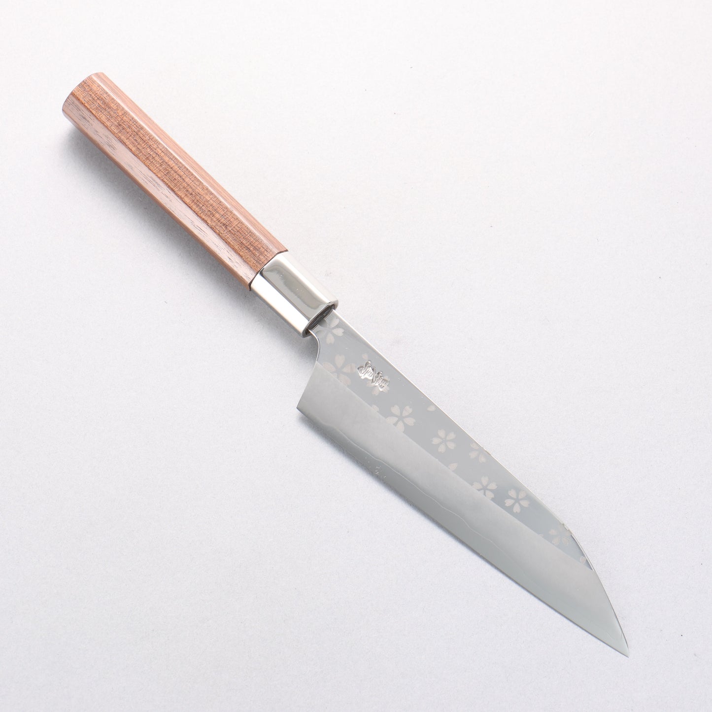 黒鳥 銀三鋼 磨き仕上げ ペティーナイフ 150mm ウォルナット柄 Sakura - 清助刃物