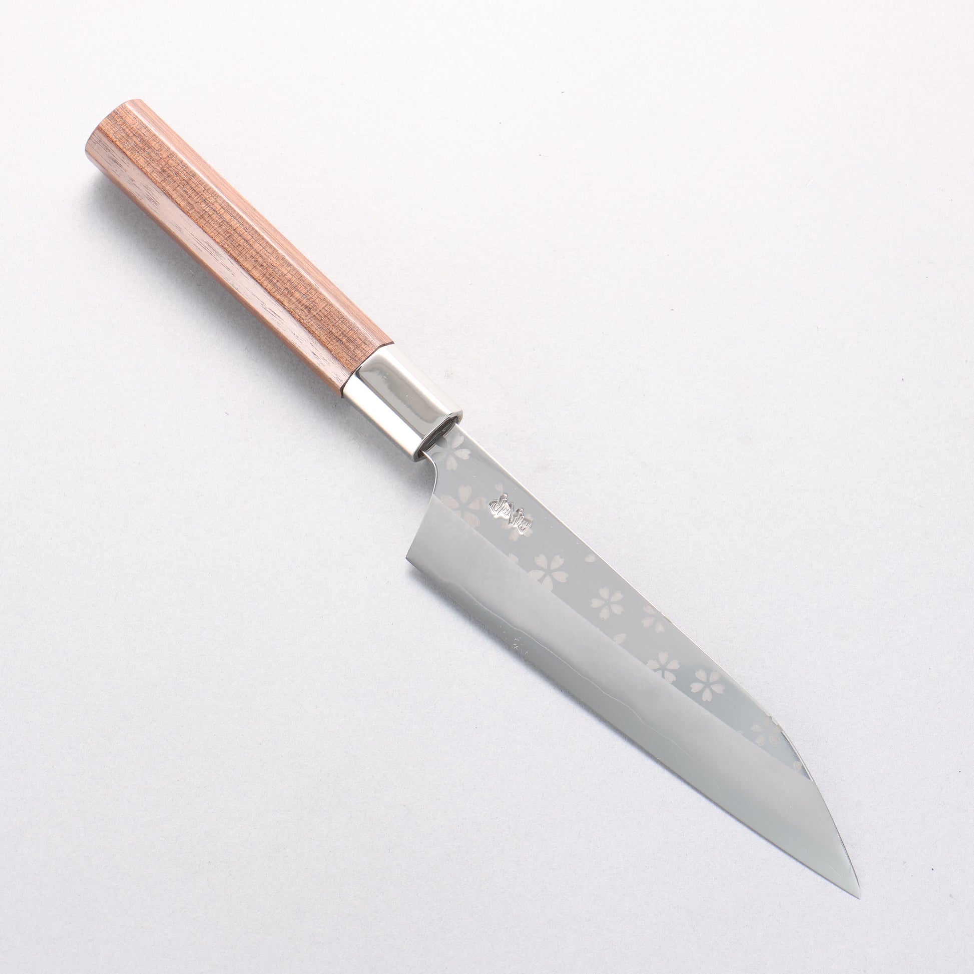 黒鳥 銀三鋼 磨き仕上げ ペティーナイフ 150mm ウォルナット柄 Sakura - 清助刃物