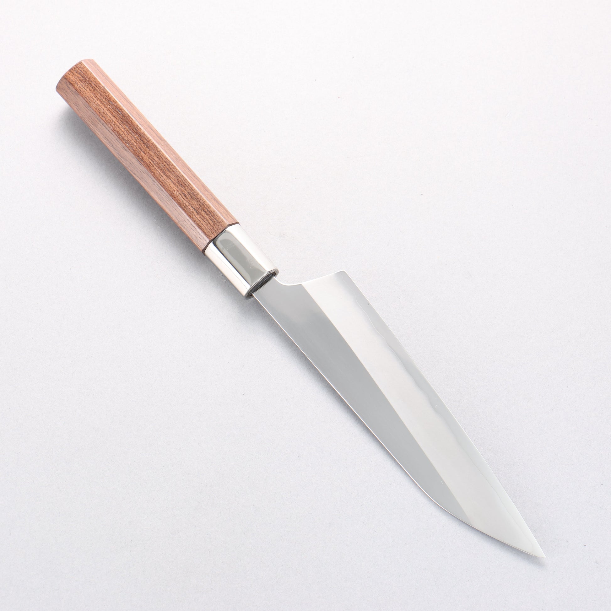 黒鳥 銀三鋼 磨き仕上げ ペティーナイフ 150mm ウォルナット柄 Sakura - 清助刃物