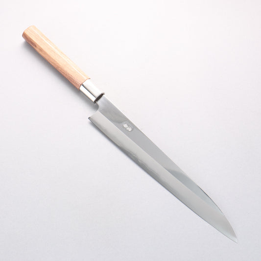 黒鳥 銀三鋼 磨き仕上げ 柳刃包丁 270mm ウォルナット柄 - 清助刃物