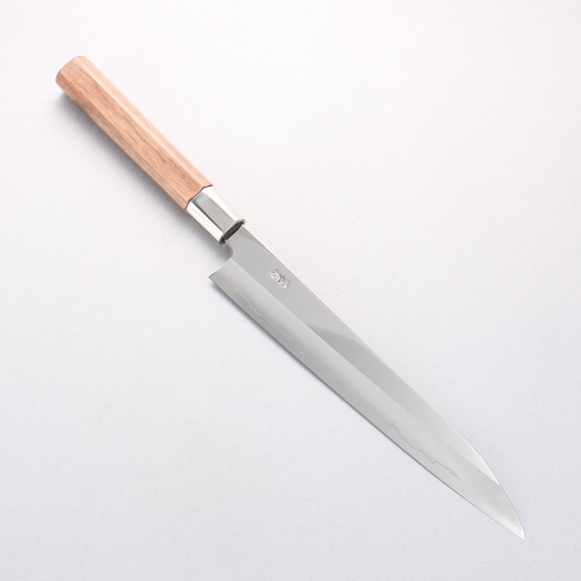 黒鳥 銀三鋼 磨き仕上げ 柳刃包丁 240mm ウォルナット柄 - 清助刃物