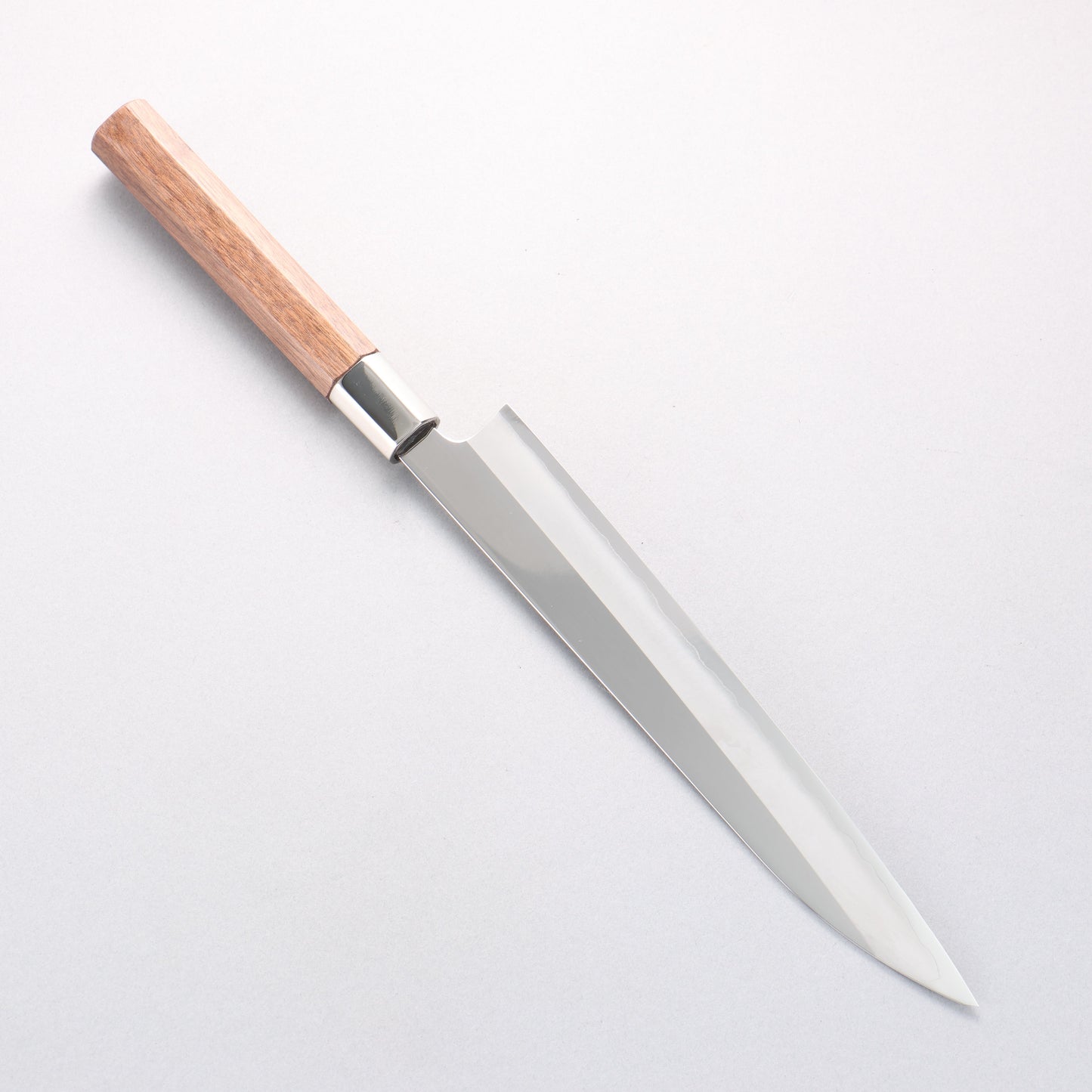 黒鳥 銀三鋼 磨き仕上げ 柳刃包丁 240mm ウォルナット柄 - 清助刃物