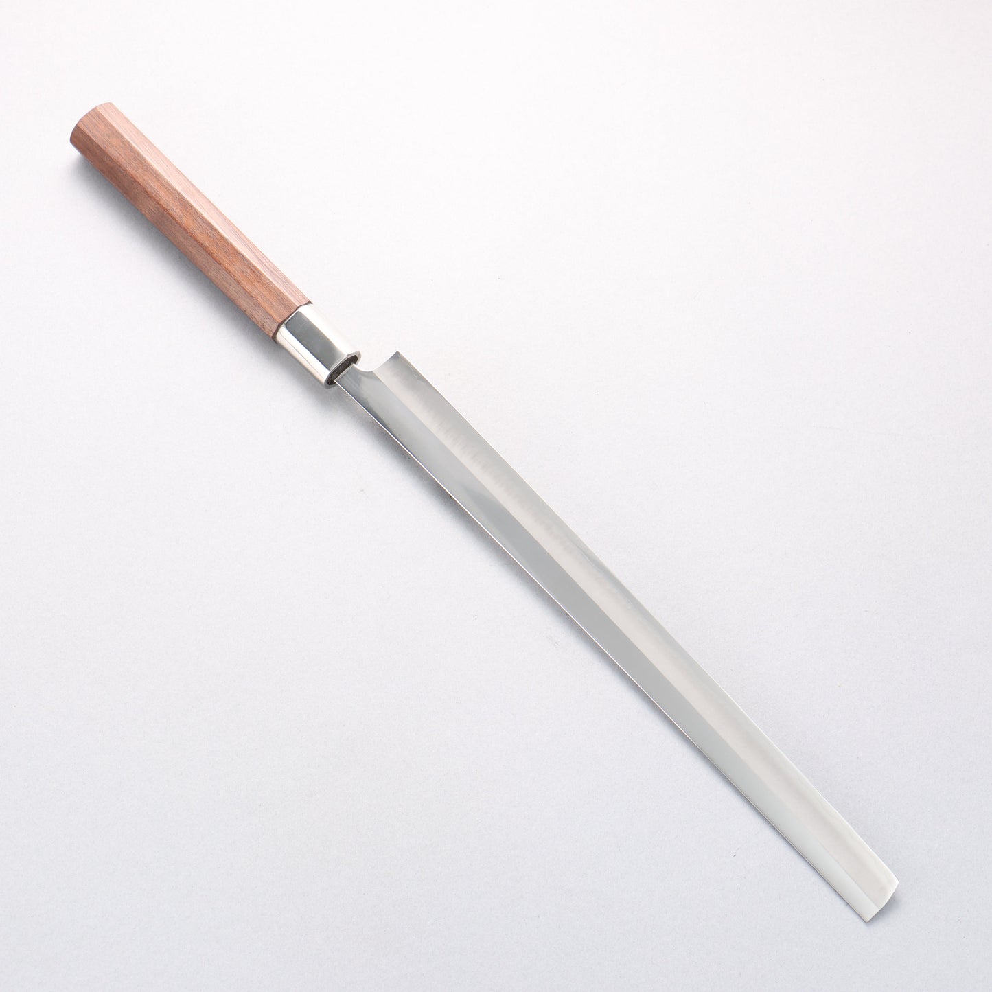 黒鳥 銀三鋼 磨き仕上げ 蛸引包丁 270mm ウォルナット柄 - 清助刃物