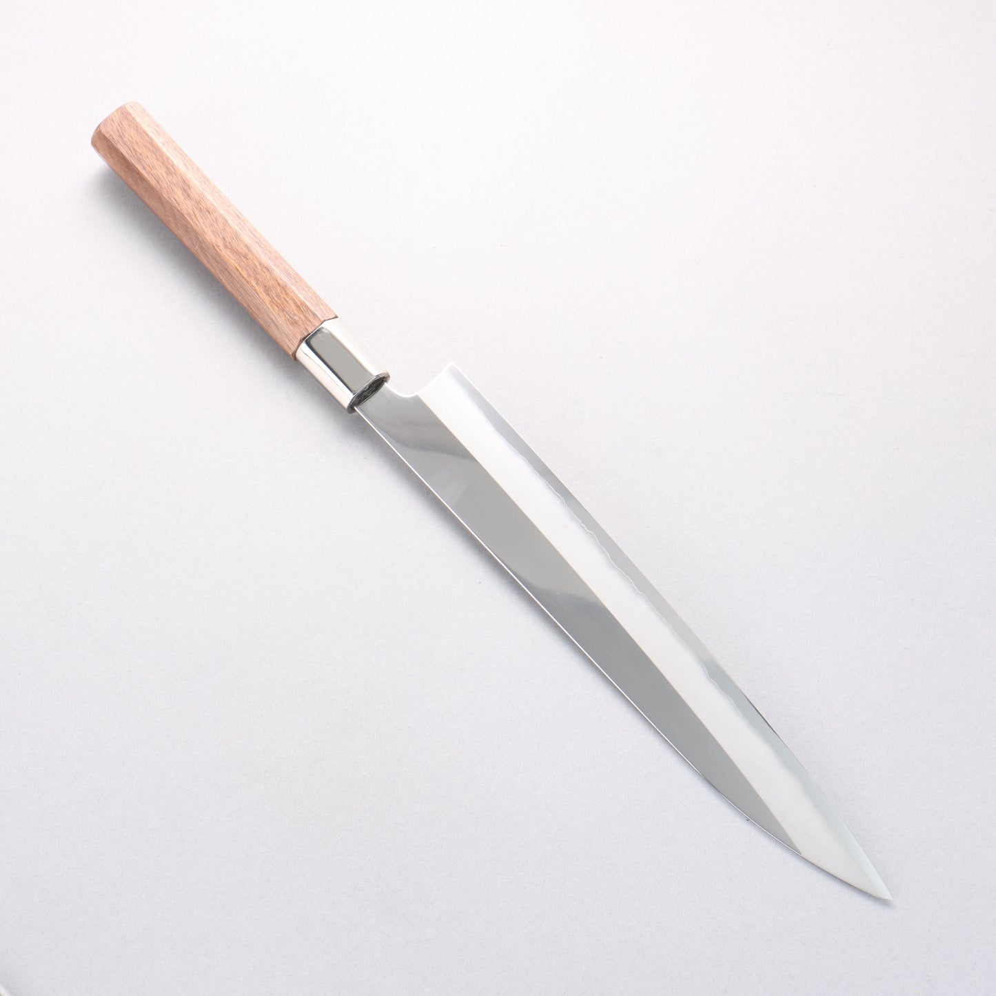 黒鳥 銀三鋼 磨き仕上げ 柳刃包丁 255mm ウォルナット柄 - 清助刃物