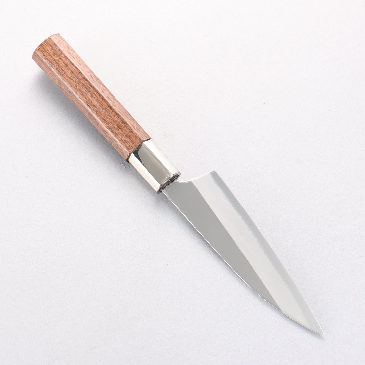黒鳥 銀三鋼 磨き仕上げ 魚さき 120mm ウォルナット柄 - 清助刃物