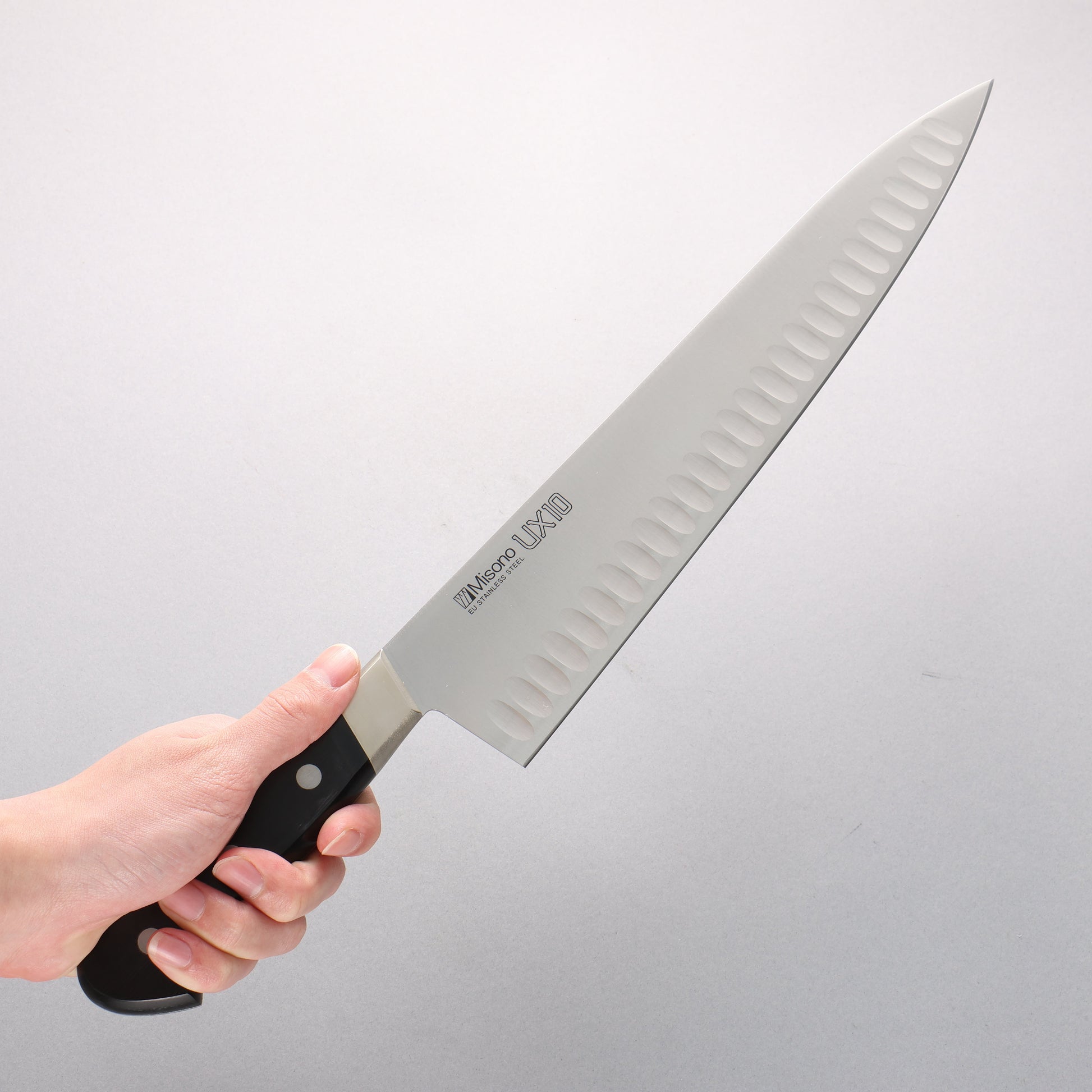 ミソノ UX10 ステンレス鋼 牛刀サーモン - 清助刃物