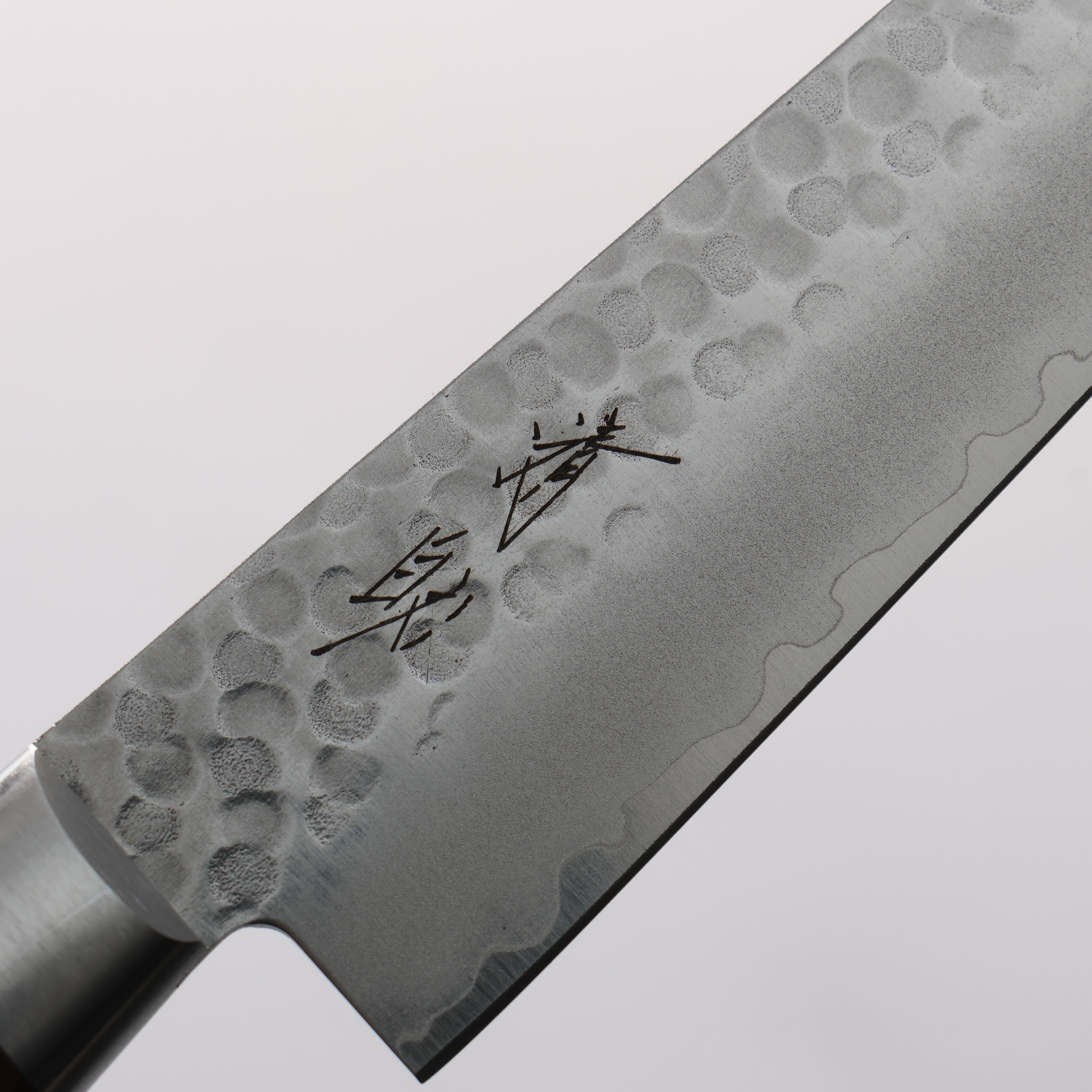 清助 V金10号 鎚目 ペティーナイフ 135mm マホガニー柄