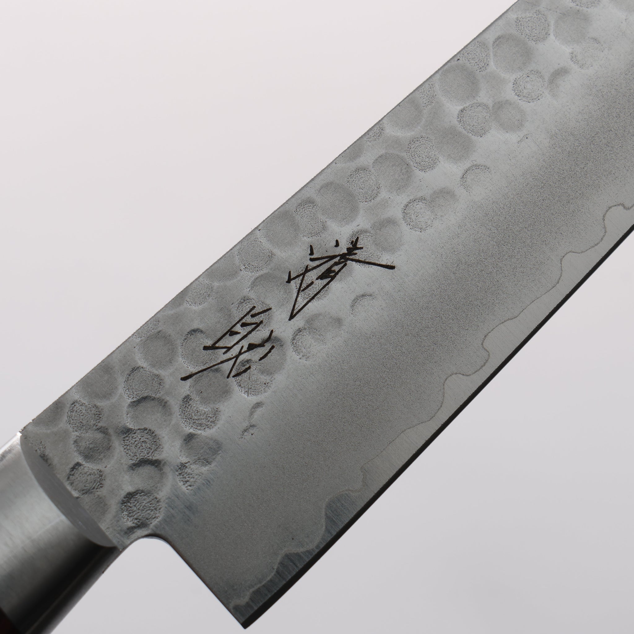 清助 V金10号 鎚目 ペティーナイフ 135mm マホガニー柄