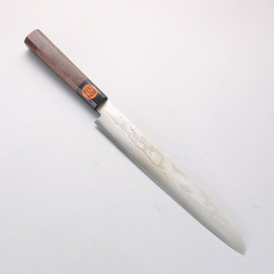 田中 誠貴 V金10号 パン切り包丁 240mm ウォルナット柄 - 清助刃物