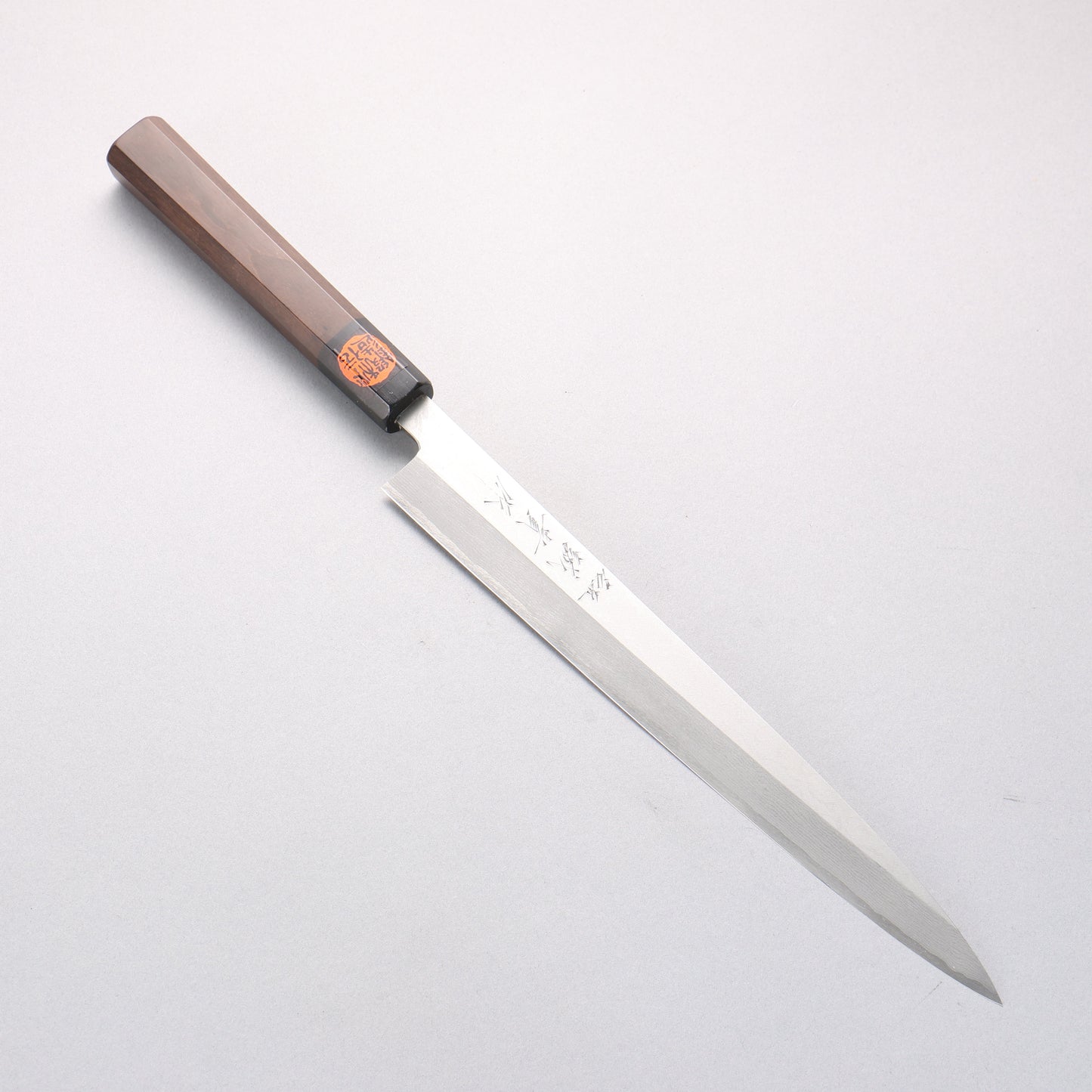 田中 誠貴 閃光 V金10号 ダマスカス 柳刃包丁 270mm ウォルナット柄 - 清助刃物