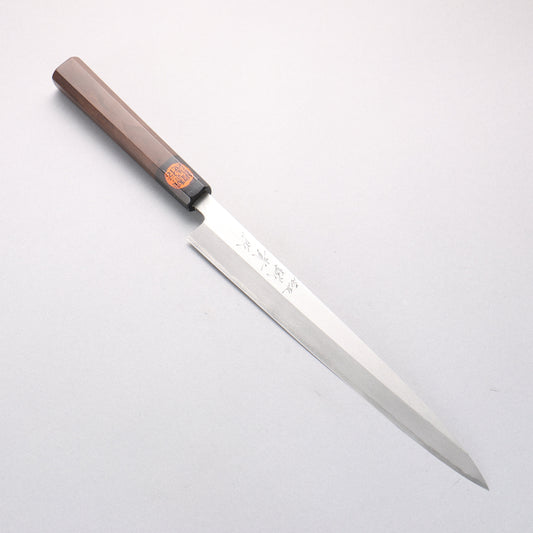 田中 誠貴 閃光 V金10号 ダマスカス 柳刃包丁 270mm ウォルナット柄 - 清助刃物