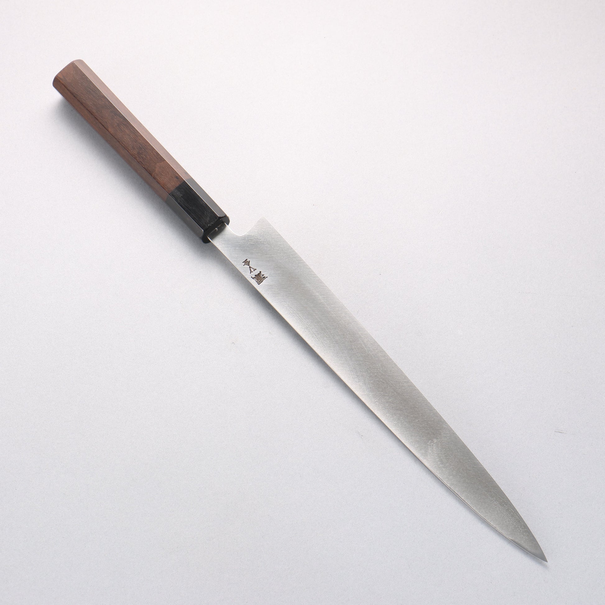 田中 誠貴 閃光 V金10号 ダマスカス 柳刃包丁 270mm ウォルナット柄 - 清助刃物