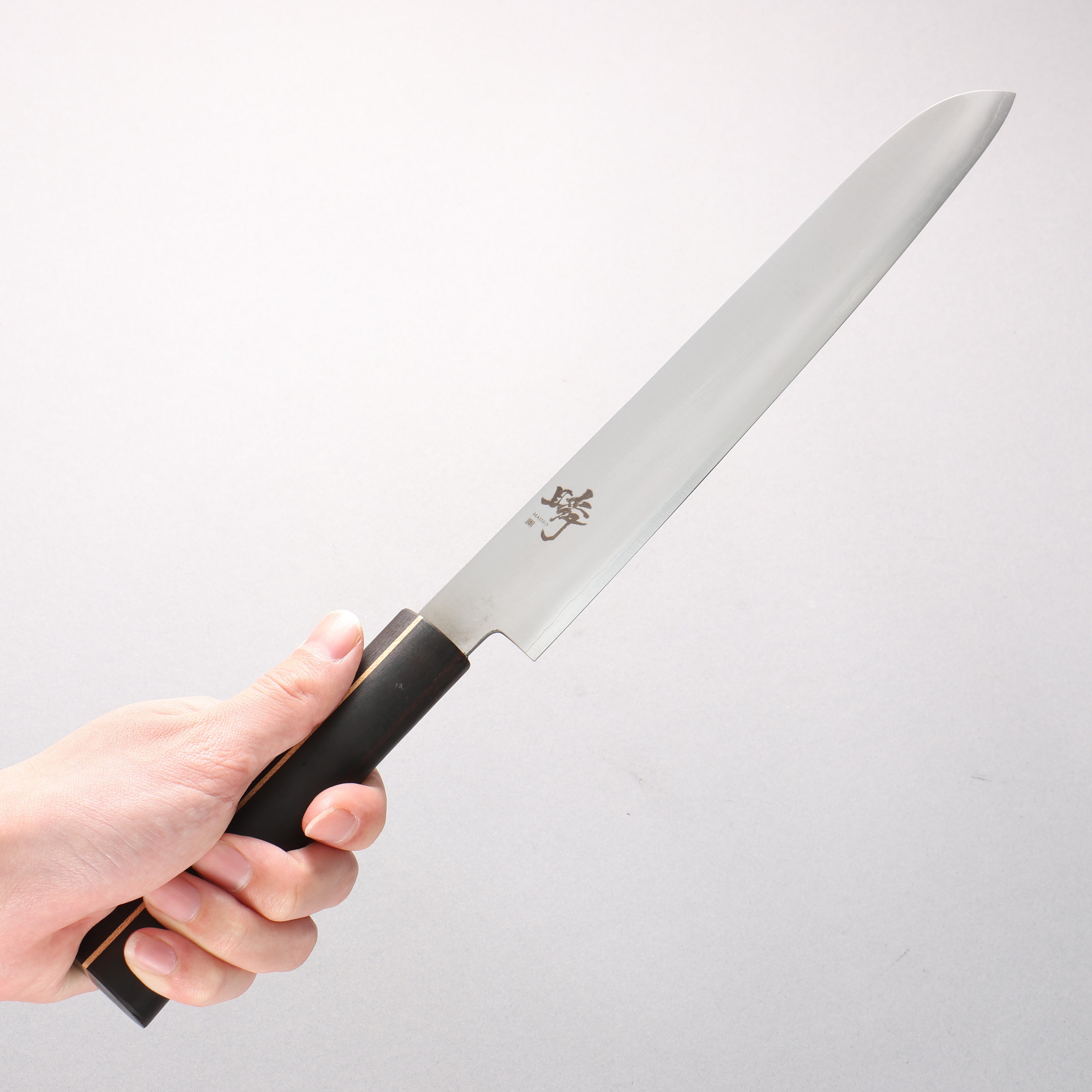 田中 誠貴 瞬（まじろ） 銀三鋼 パン切り包丁 240mm 黒檀柄