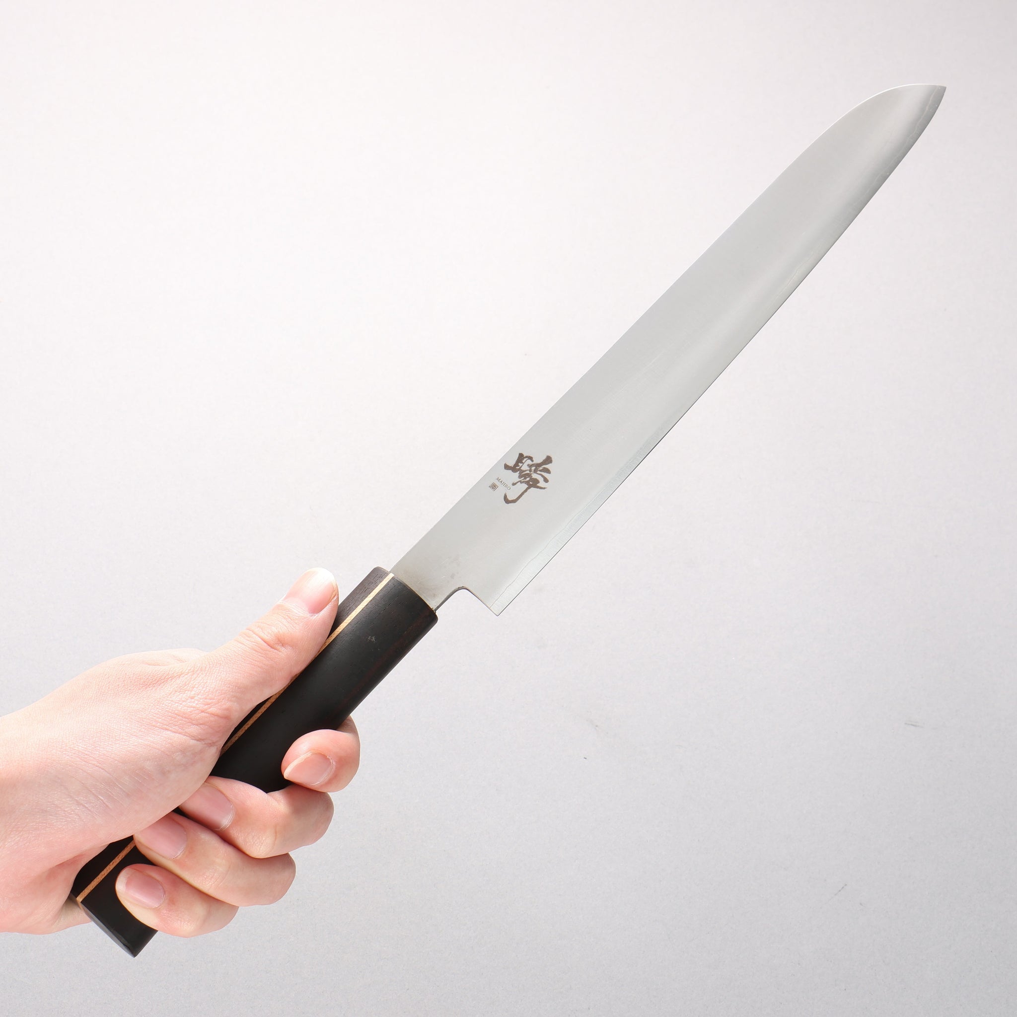 田中 誠貴 瞬（まじろ） 銀三鋼 パン切り包丁 240mm 黒檀柄