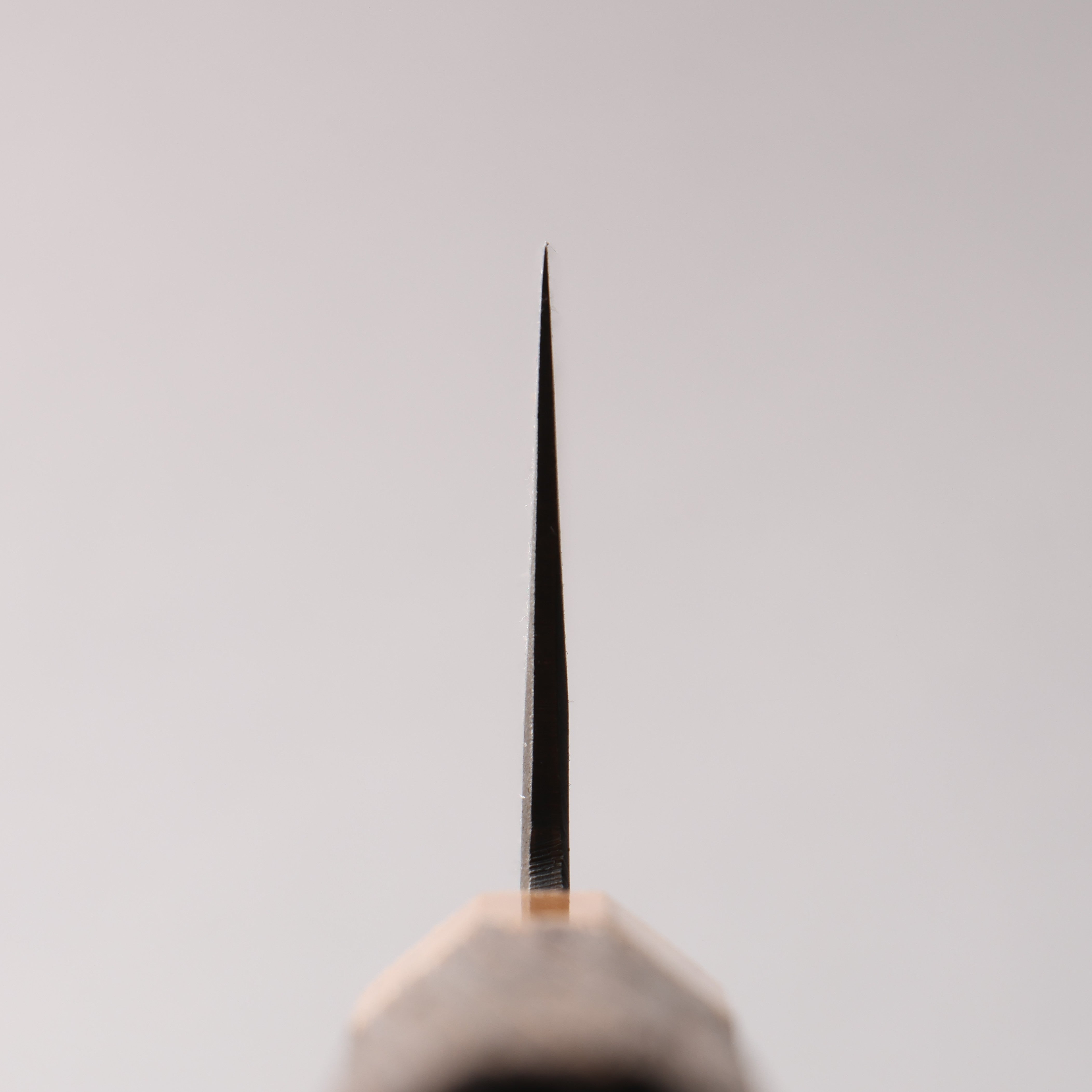 清助 青ニ鋼 黒仕上げ 菜切包丁 165mm 焼栗 （口輪：サクラ）柄 - 清助刃物