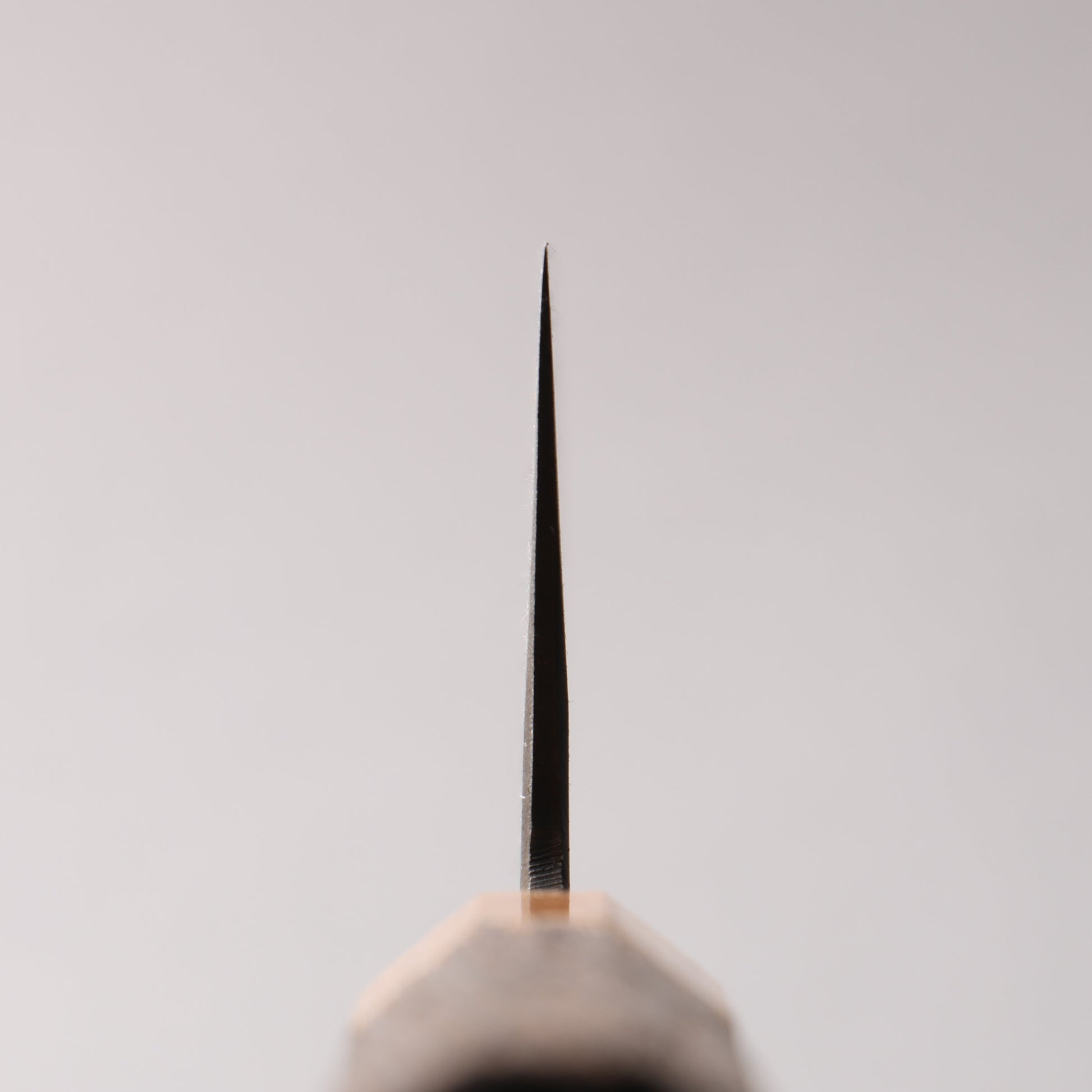清助 青ニ鋼 黒仕上げ 菜切包丁 165mm 焼栗 （口輪：サクラ）柄 - 清助刃物