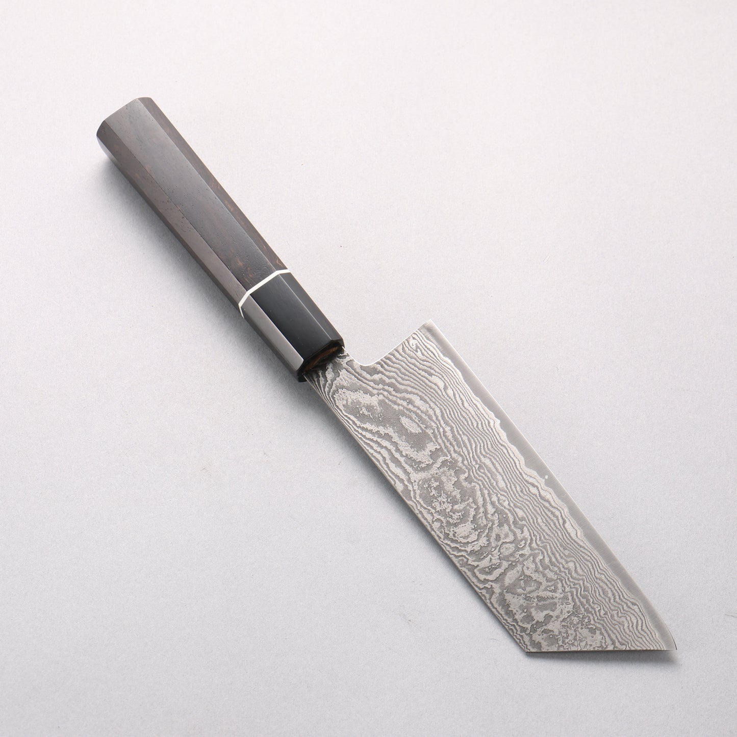 田中 誠貴 羽々斬 SG2 ダマスカス 菜切包丁 165mm 黒檀 (口輪：黒水牛)柄 - 清助刃物