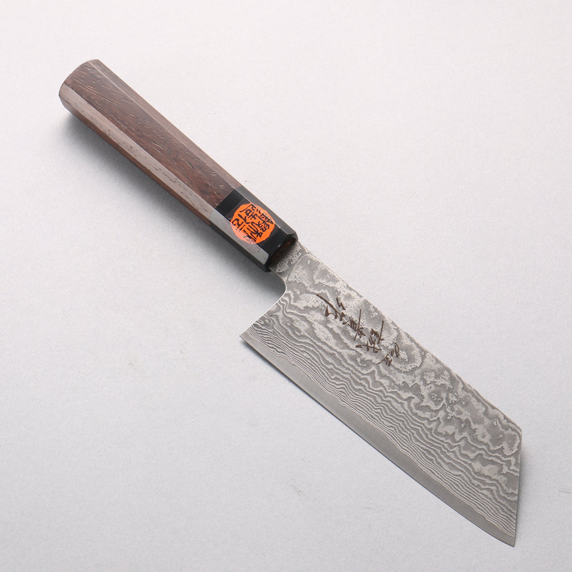 田中 誠貴 春風 SG2 ダマスカス 菜切包丁 165mm ウォルナット柄 - 清助刃物