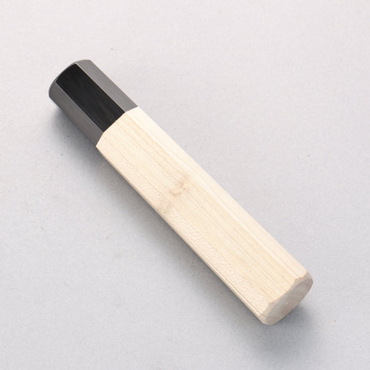 青木刃物 身卸出刃用 朴 (口輪：水牛)柄 210mm - 清助刃物