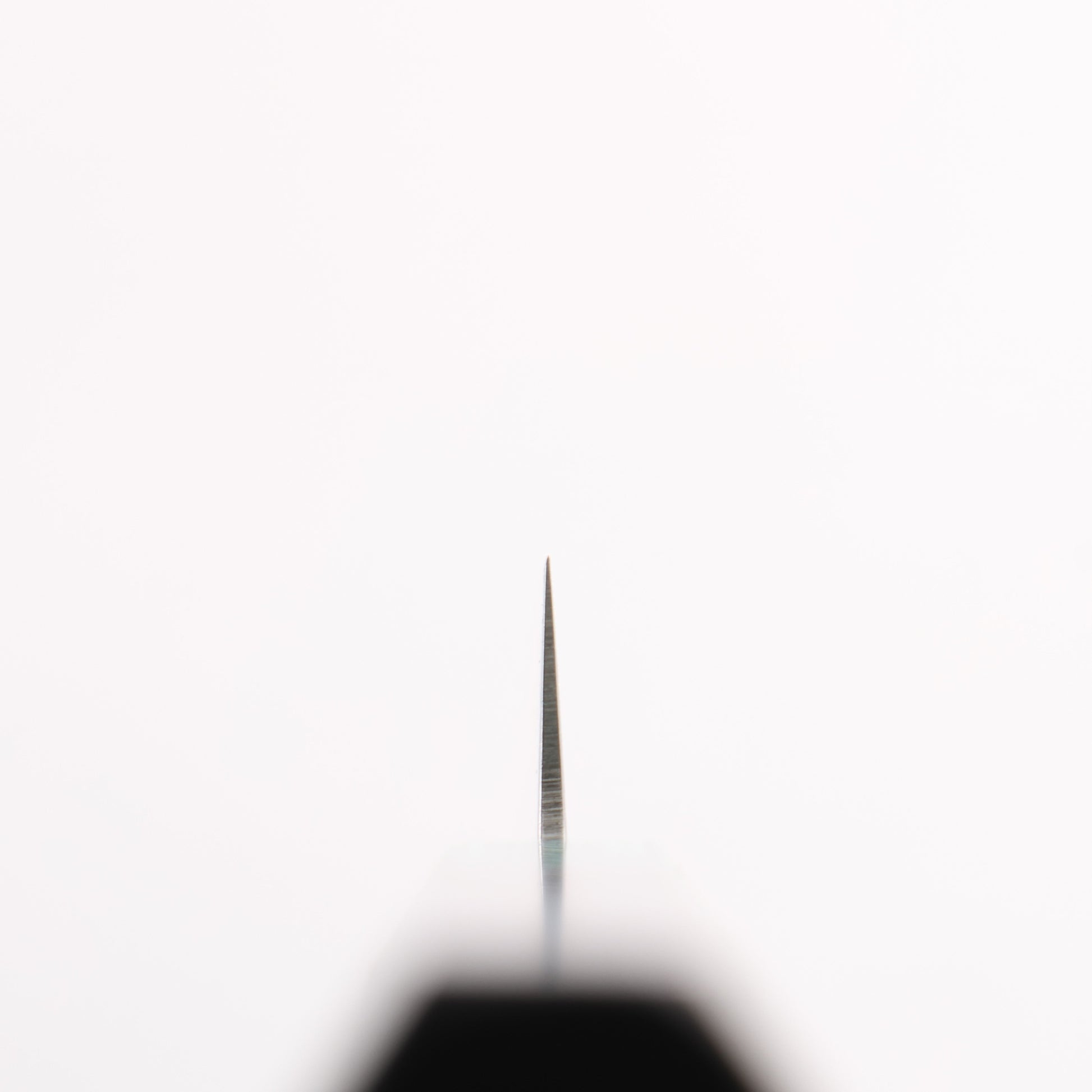 清助 AUS10 ミラークロス 切付ペティナイフ 150mm 黒合板(口輪：緑合板)柄 - 清助刃物