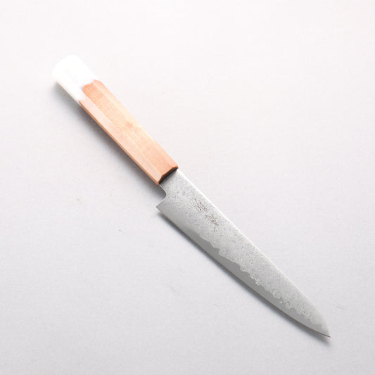 清助 V金10号 ダマスカス ペティーナイフ 150mm メープル／白樹脂柄 - 清助刃物